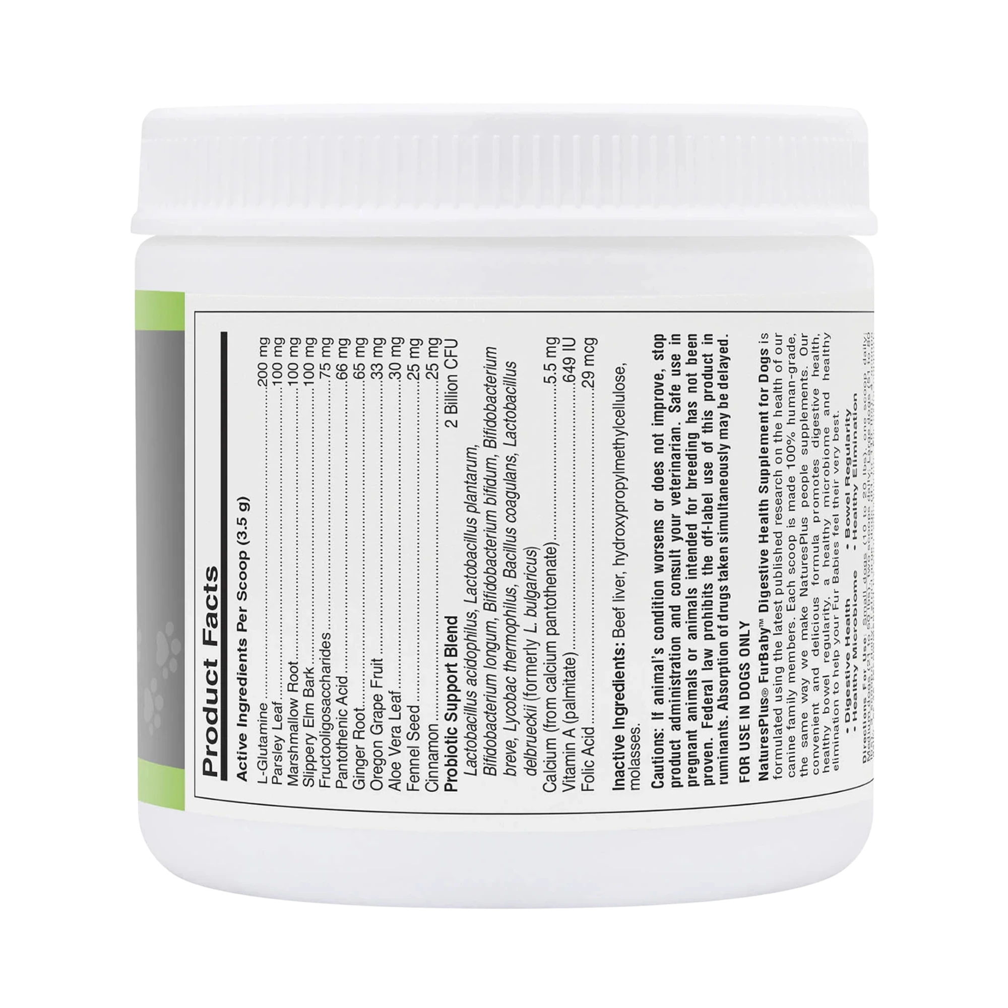 NaturesPlus, FurBaby, Digestive Support for Dogs, 7.4 Oz