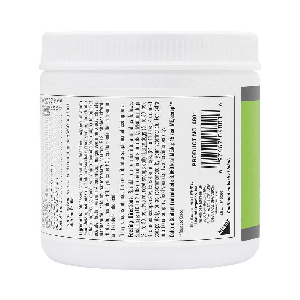 NaturesPlus, FurBaby, Multivitamin for Dogs, 10.4 Oz