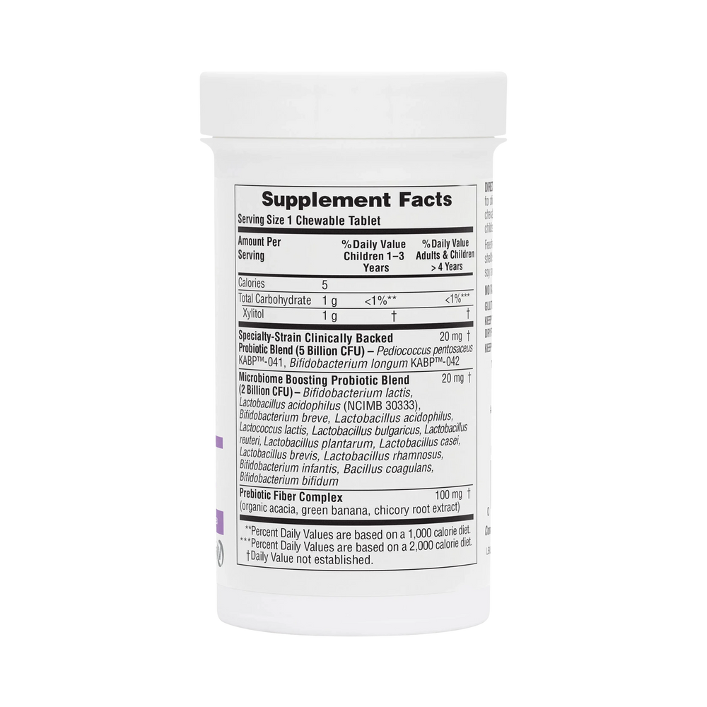 NaturesPlus, GI Natural Probiotic Kids, Delicious Mixed Berry, 7 Billion CFU, 30 Chewables