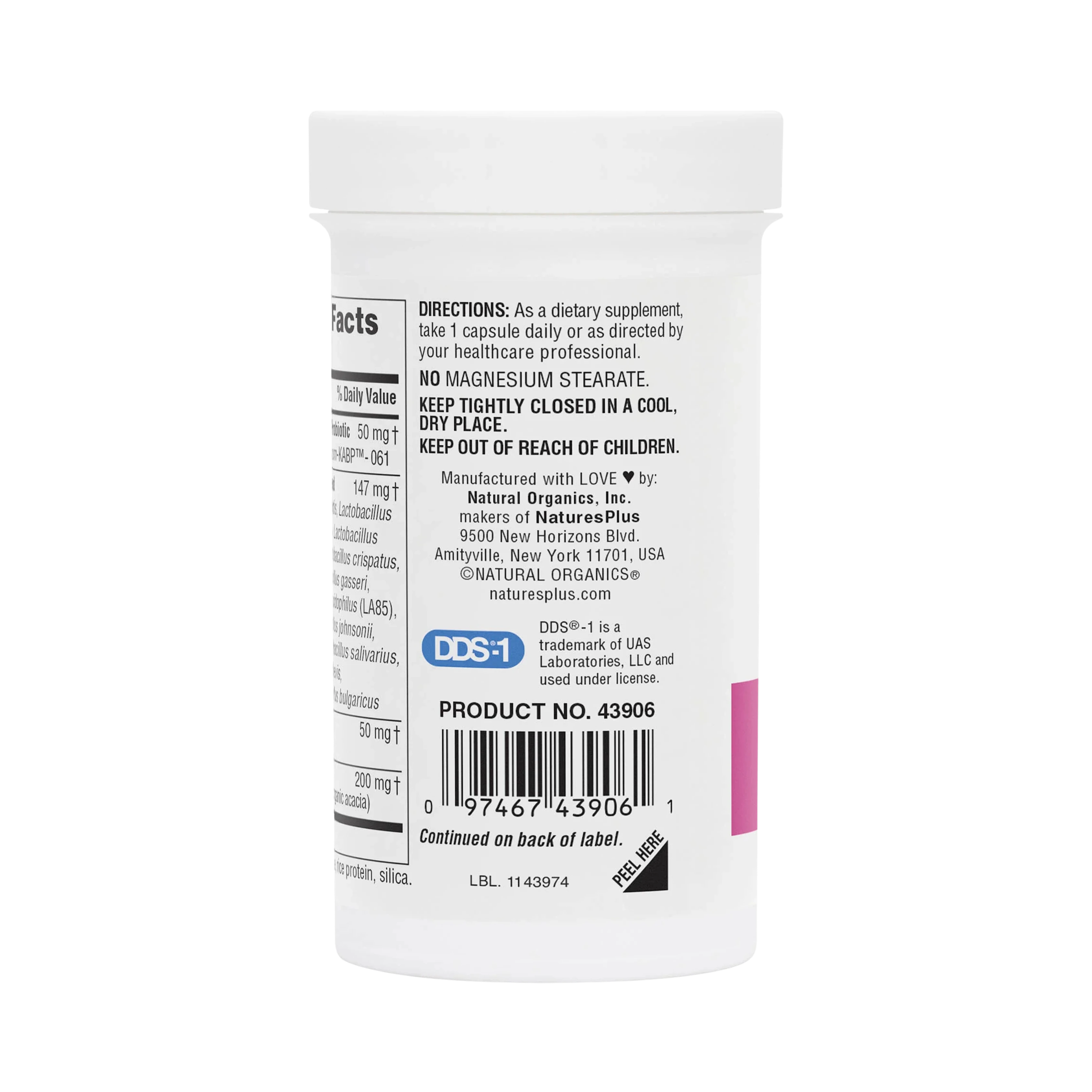 NaturesPlus, GI Natural Probiotic Women, 60 Billion CFU, 30 Capsules