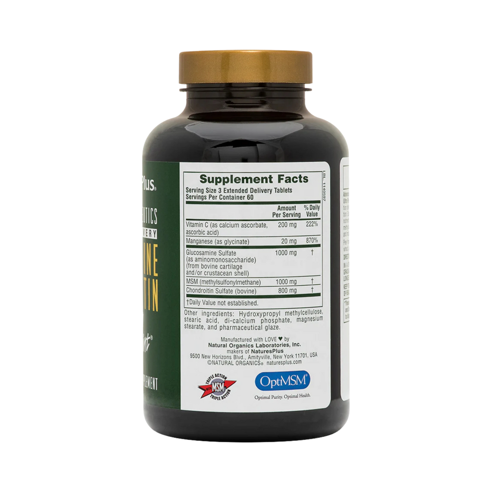 NaturesPlus, Glucosamine/Chondroitin MSM Ultra Rx-Joint, 180 Tablets