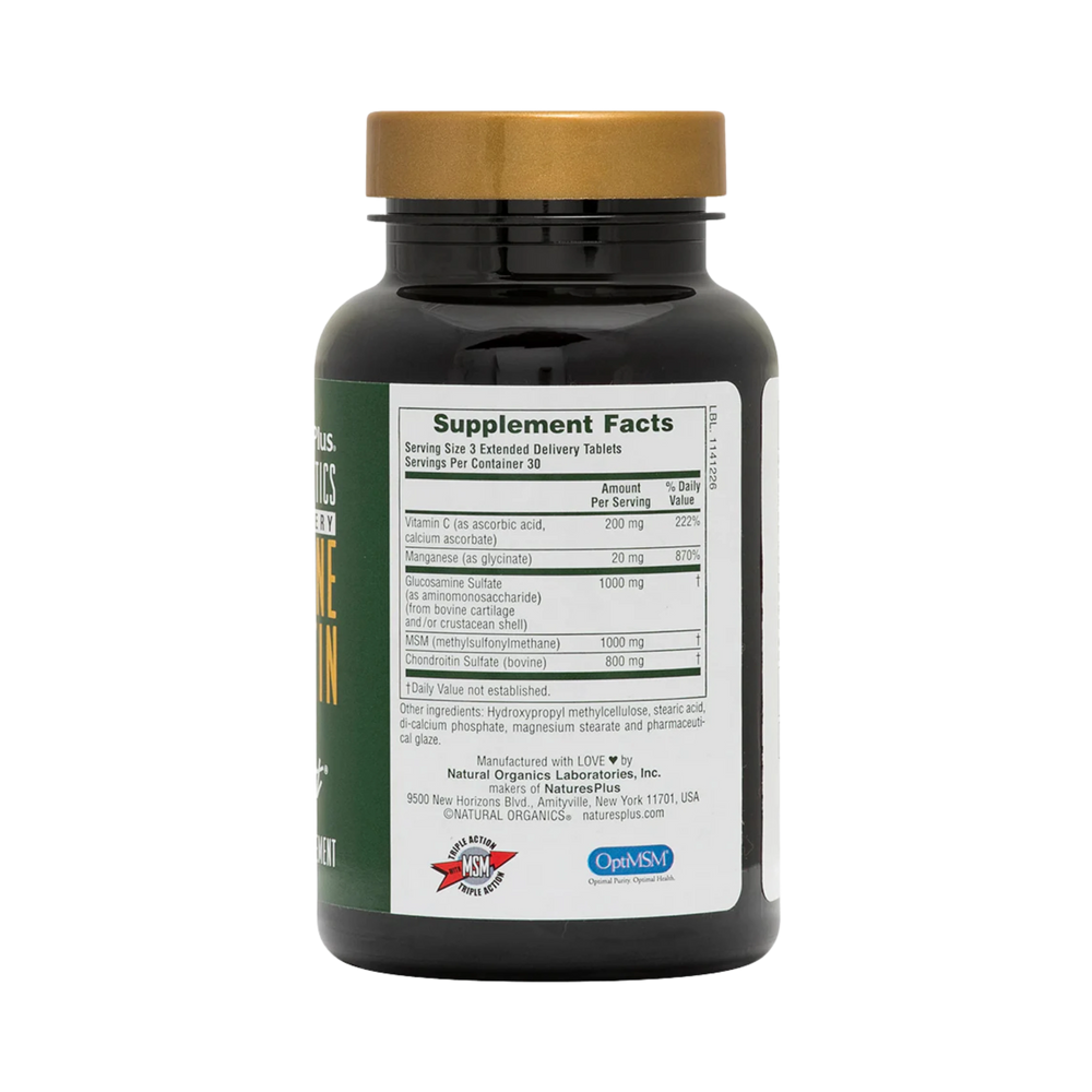 NaturesPlus, Glucosamine Chondroitin Msm Ultra Rx Joint, 90 Tablets