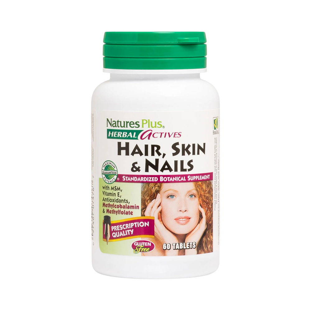 NaturesPlus, Hair, Skin & Nails, 60 Vegan Tablets