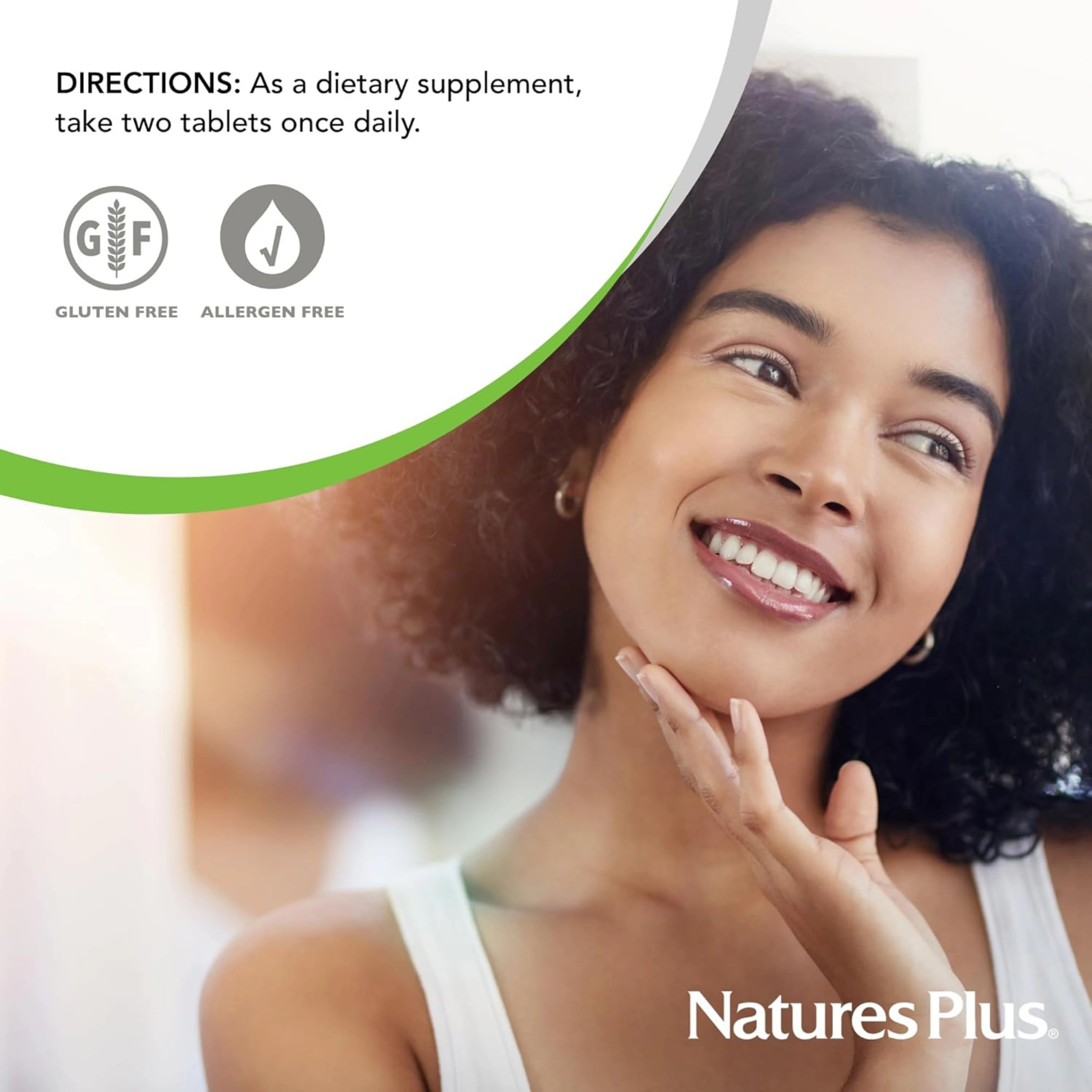 NaturesPlus, Hair, Skin & Nails, 60 Vegan Tablets