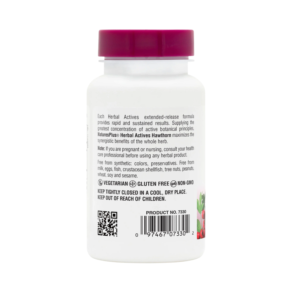 NaturesPlus, Hawthorne Extract, 300 Mg, Time Release, 30 Sustained Release Tablets