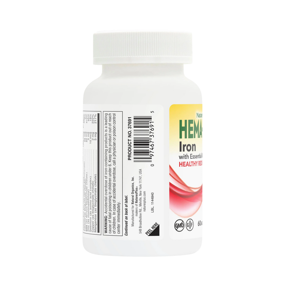 NaturesPlus, Hema-Plex, 60 Fast-Acting Softgels