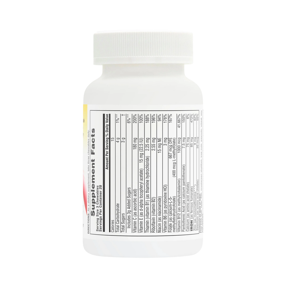 NaturesPlus, Hema-Plex Iron Chewables, Mixed Berry, 60 Chewable Tablets