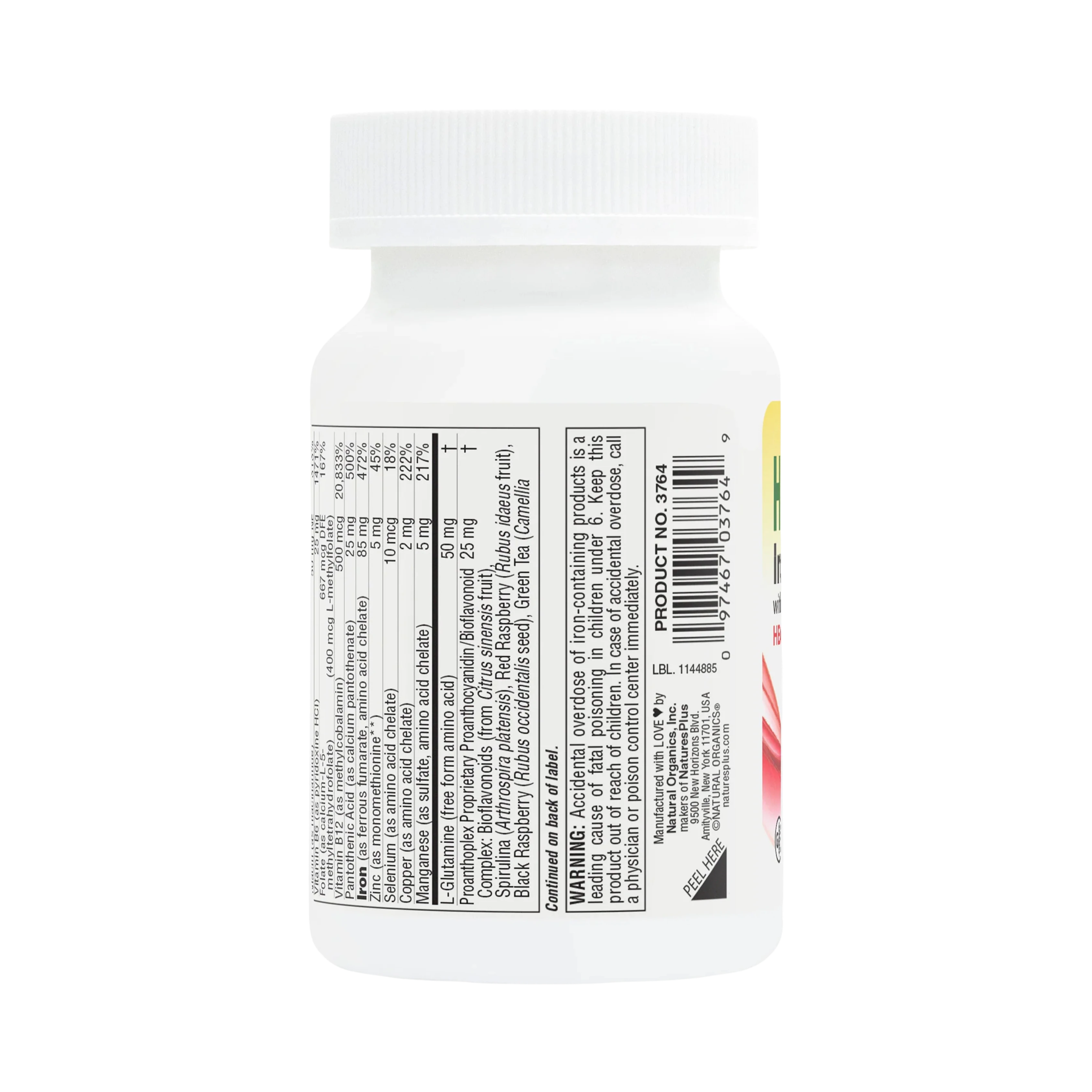 NaturesPlus, Hema-Plex, Iron with Essential Nutrients, 60 Slow Release Mini Tablets