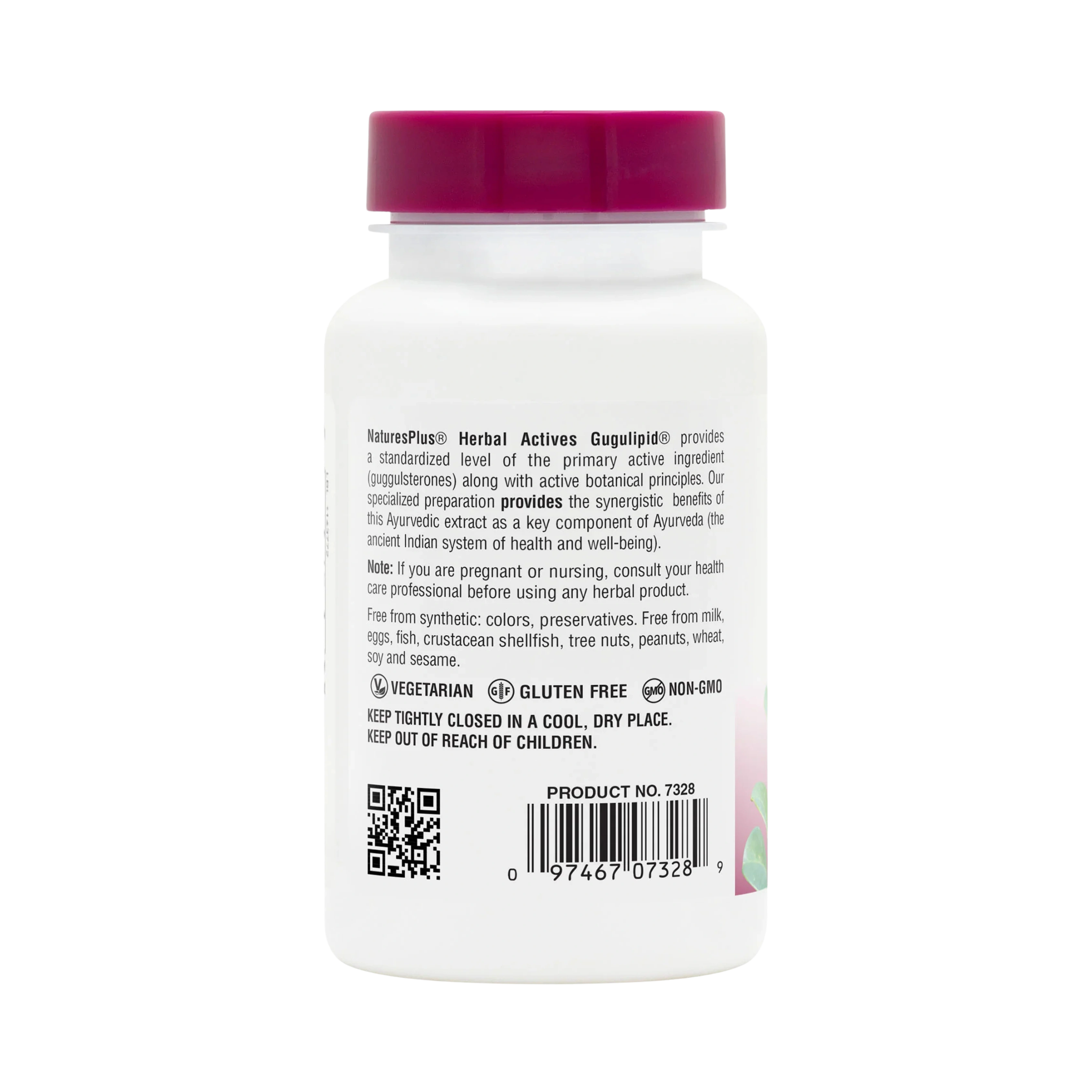 NaturesPlus, Herbal Actives, Gugulipid, Extended Release, 1,000 Mg, 30 Tablets