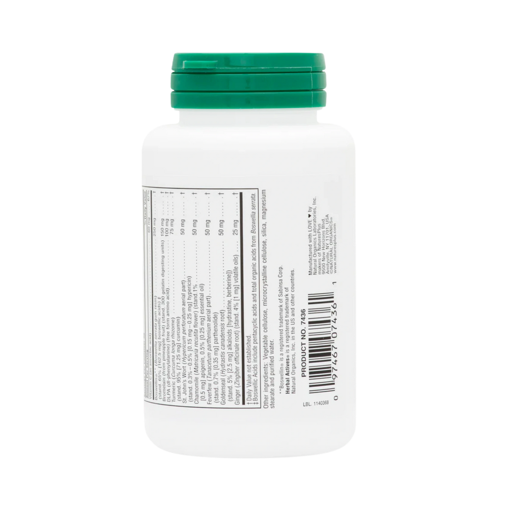 NaturesPlus, Herbal Actives, InflamActin, 60 Vegan Capsules