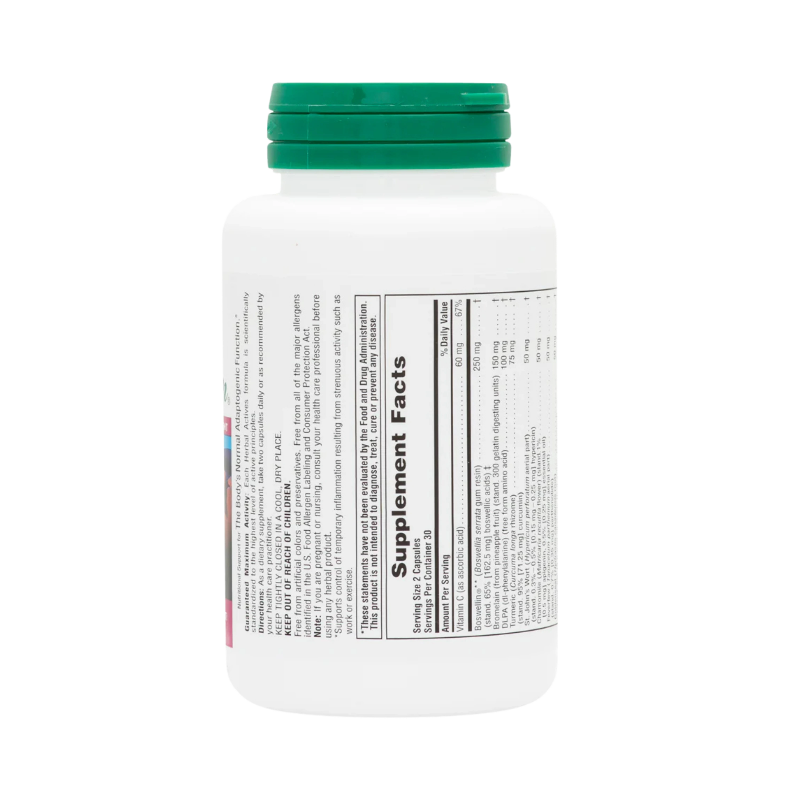 NaturesPlus, Herbal Actives, InflamActin, 60 Vegan Capsules