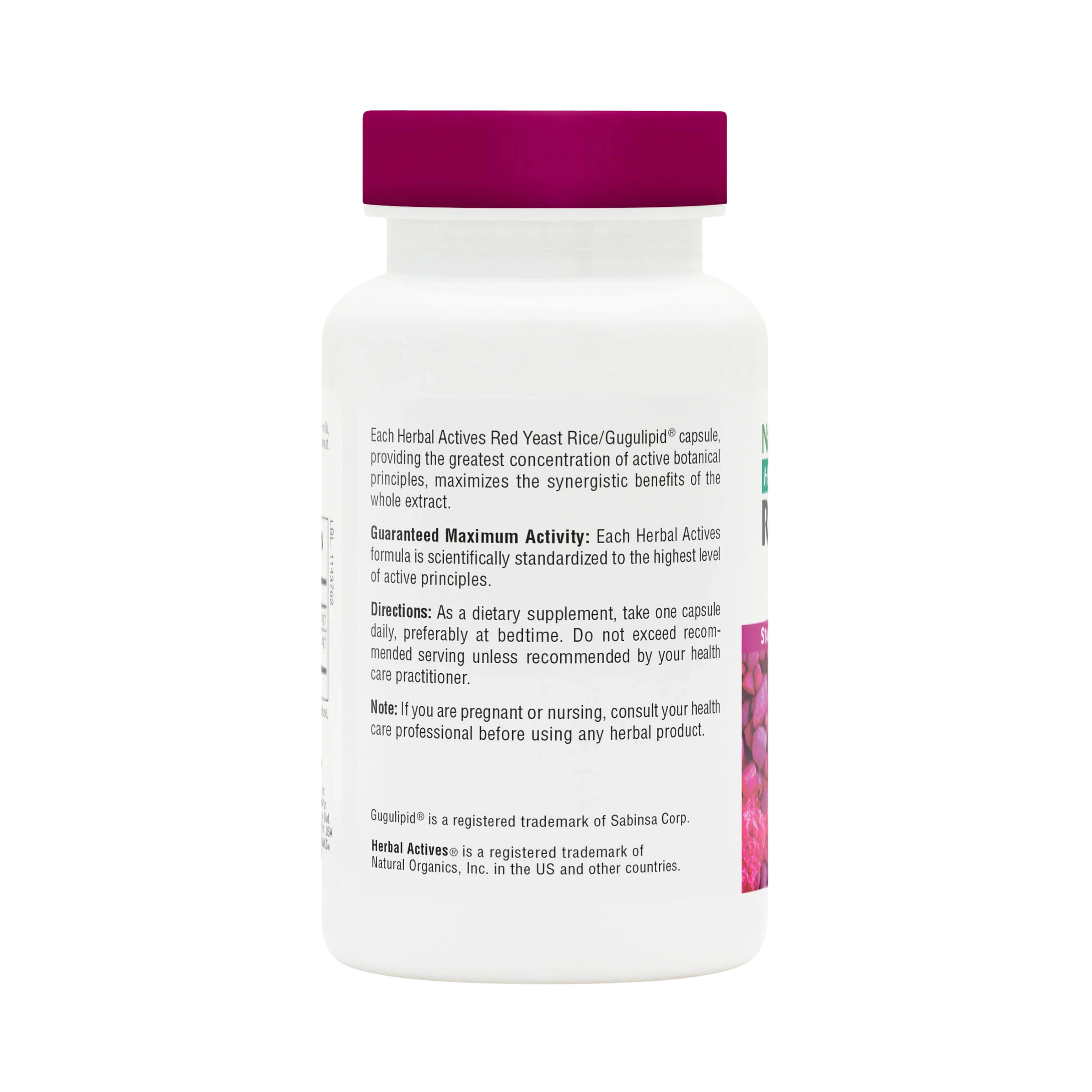 NaturesPlus, Herbal Actives, Red Yeast Rice Gugulipid, 450 Mg, 60 Vegan Capsules