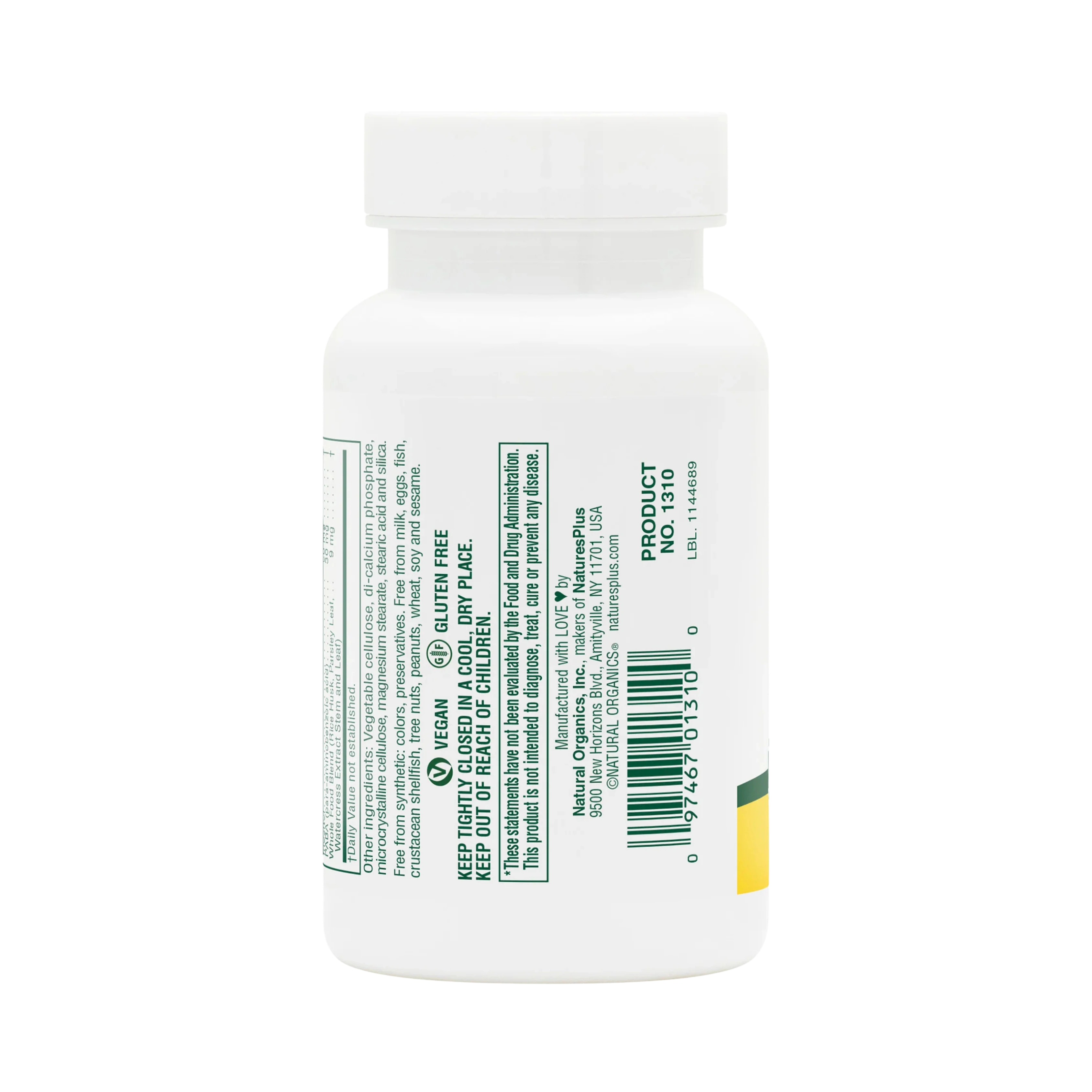 NaturesPlus, High Potency Super B-50, 60 Capsules