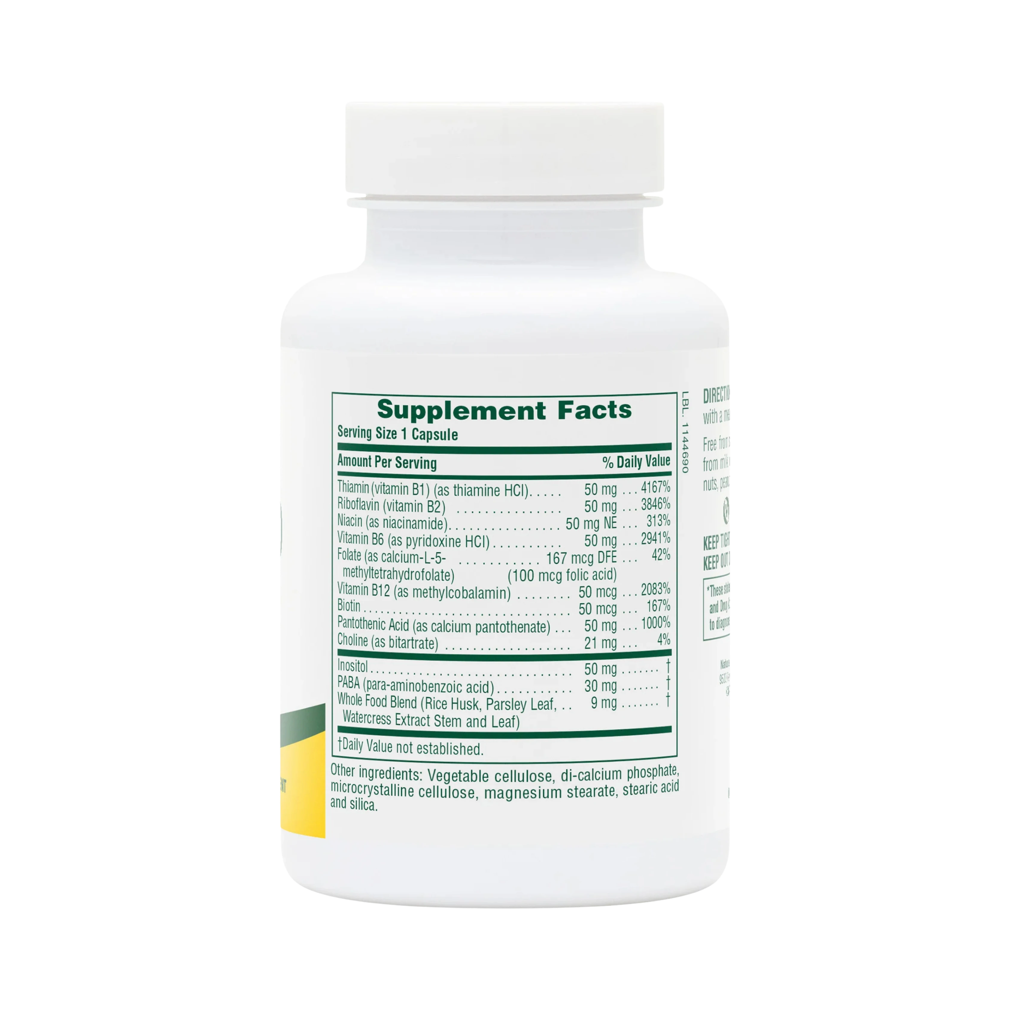 NaturesPlus, High Potency Super B-50, 90 Capsules