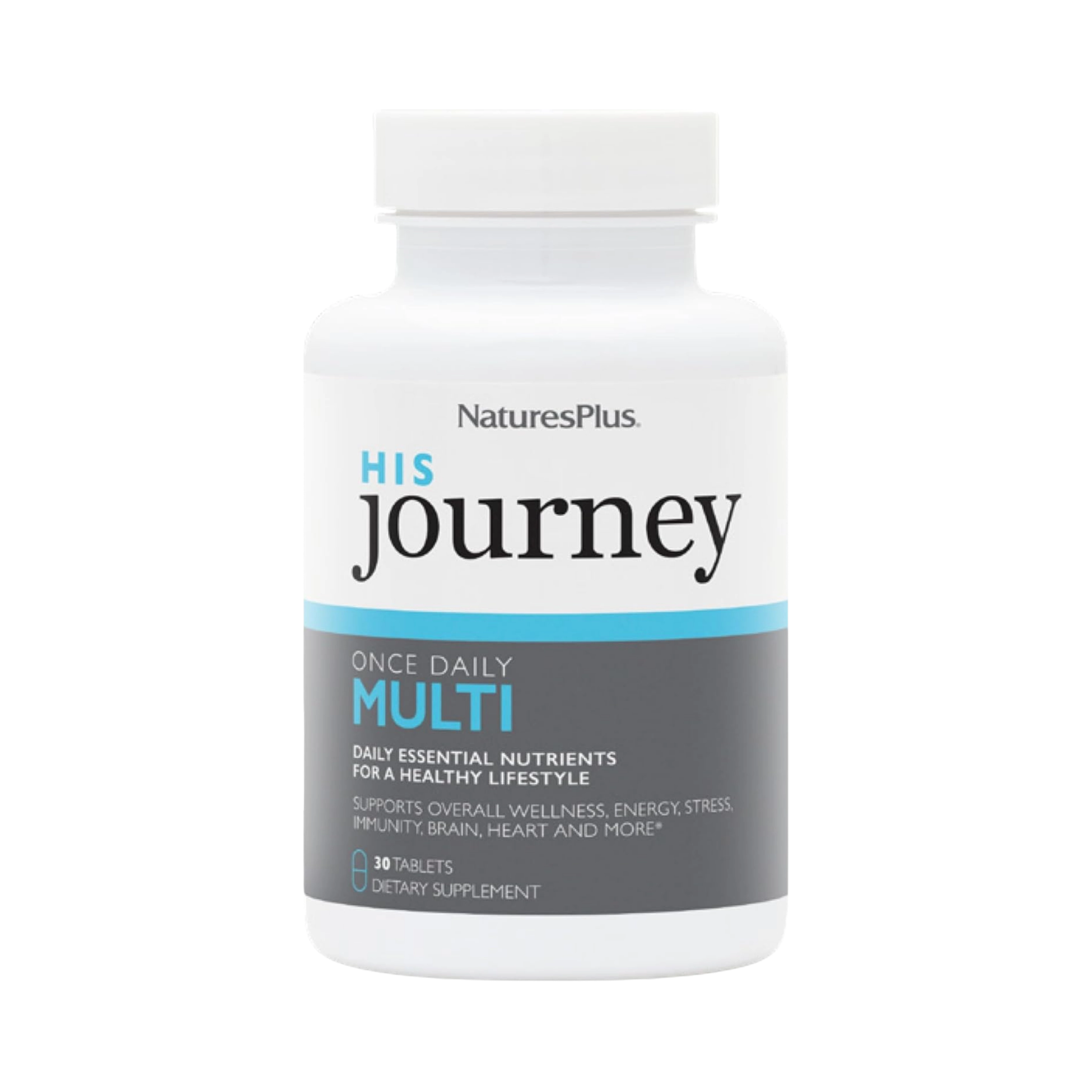 NaturesPlus, His Journey, Once Daily Multi, 30 Tablets