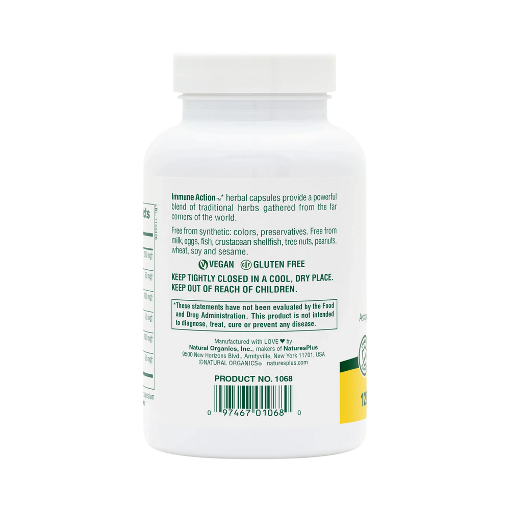NaturesPlus, Immune Action, 120 Capsules