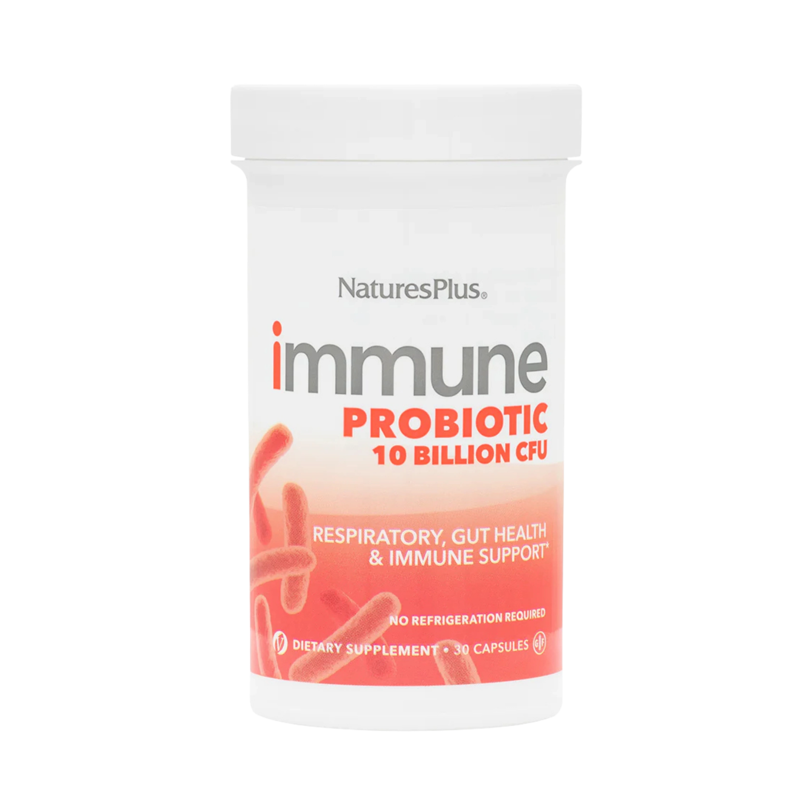 NaturesPlus, Immune Probiotic, 10 Billion CFU, 30 Capsules