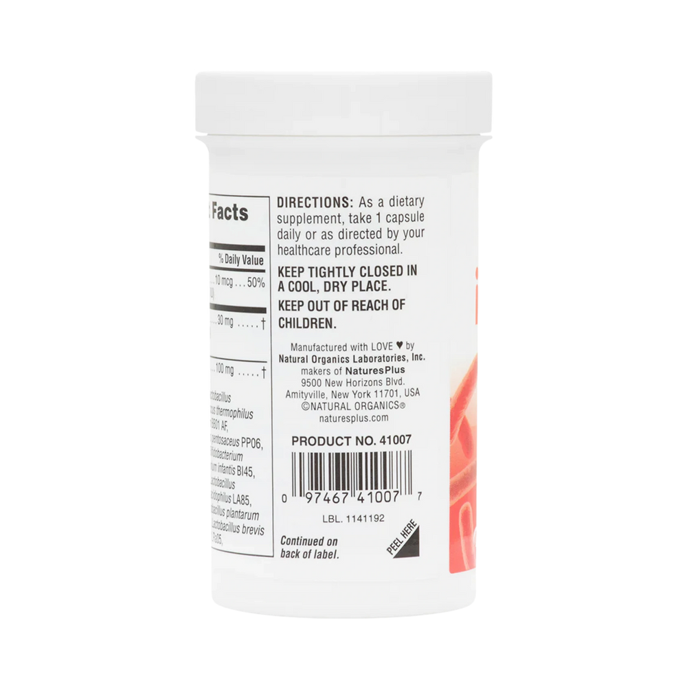 NaturesPlus, Immune Probiotic, 10 Billion CFU, 30 Capsules