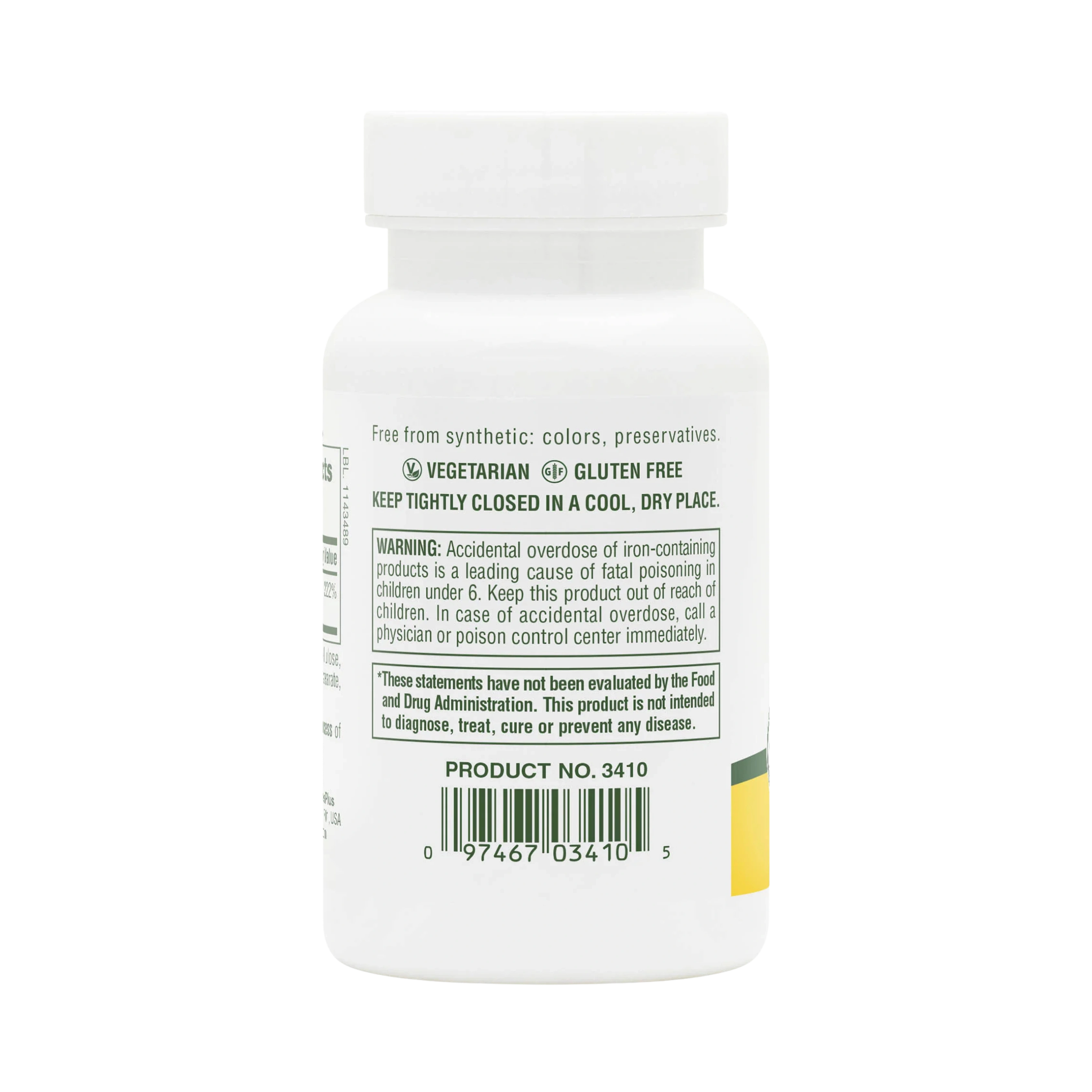 NaturesPlus, Iron, 40 Mg, 90 Tablets