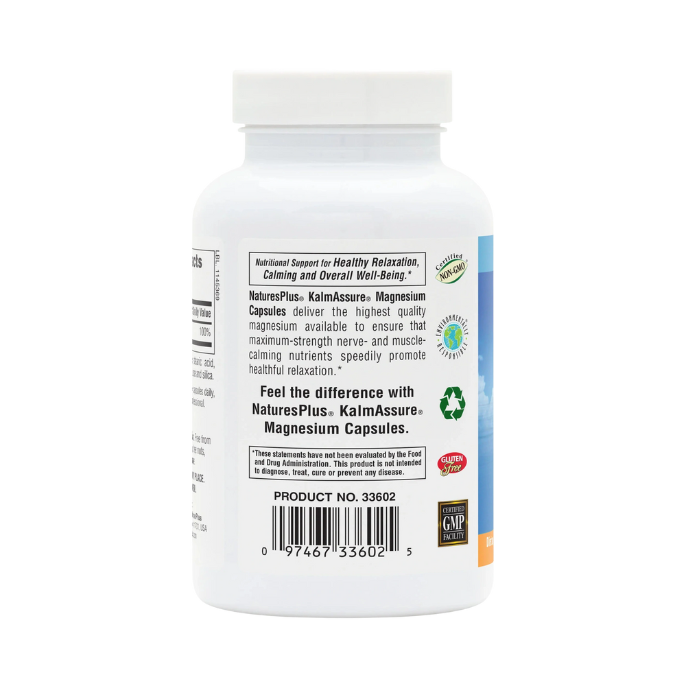 NaturesPlus, KalmAssure, Magnesium, 120 Vegan Capsules