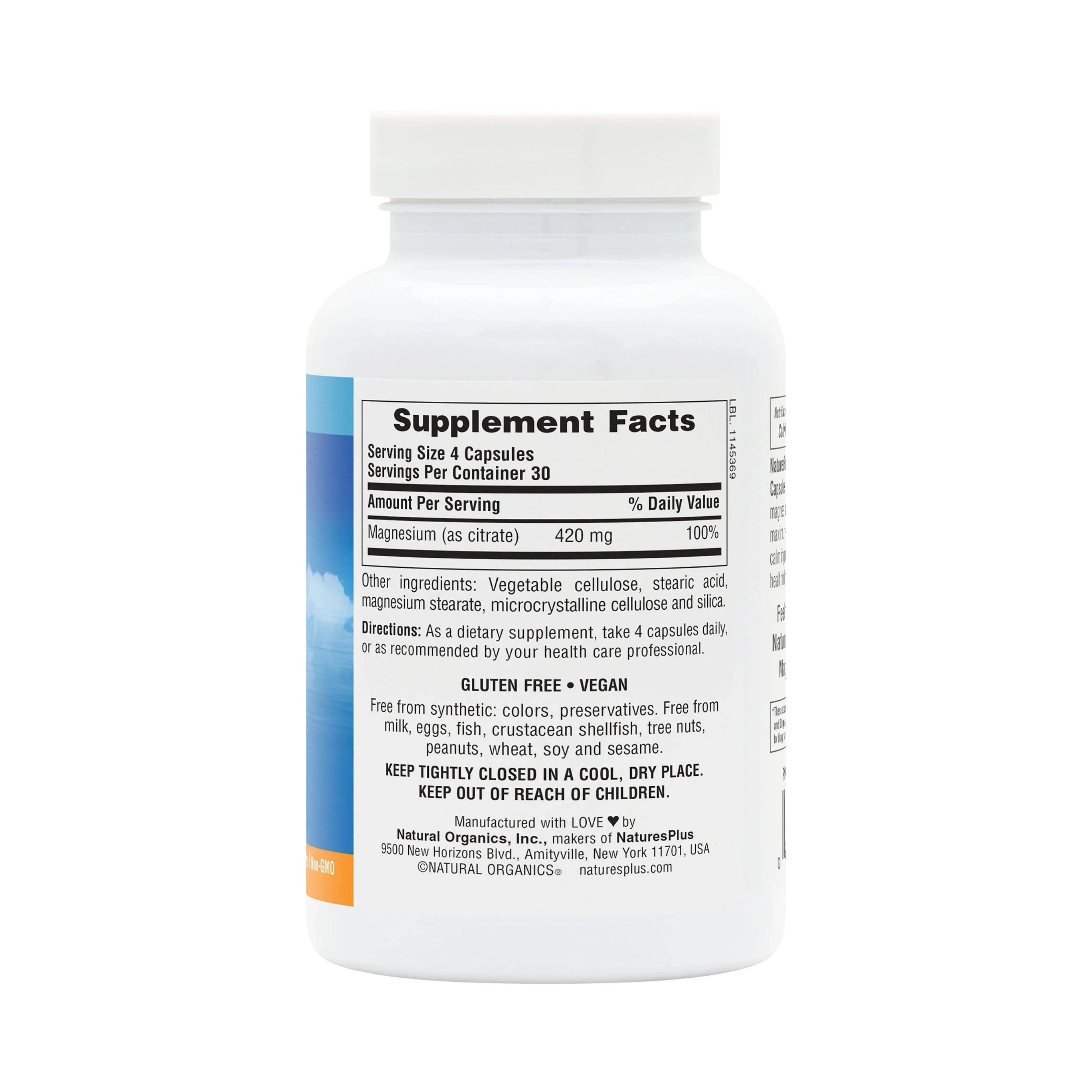 NaturesPlus, KalmAssure, Magnesium, 120 Vegan Capsules