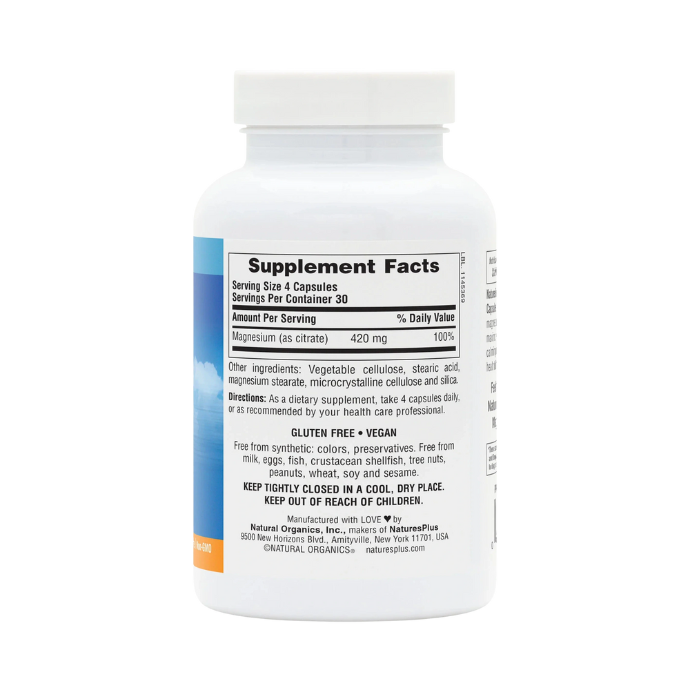 NaturesPlus, KalmAssure, Magnesium, 120 Vegan Capsules