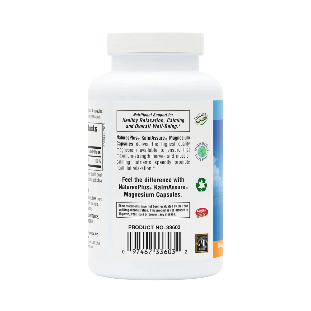 NaturesPlus, KalmAssure, Magnesium, 240 Vegan Capsules