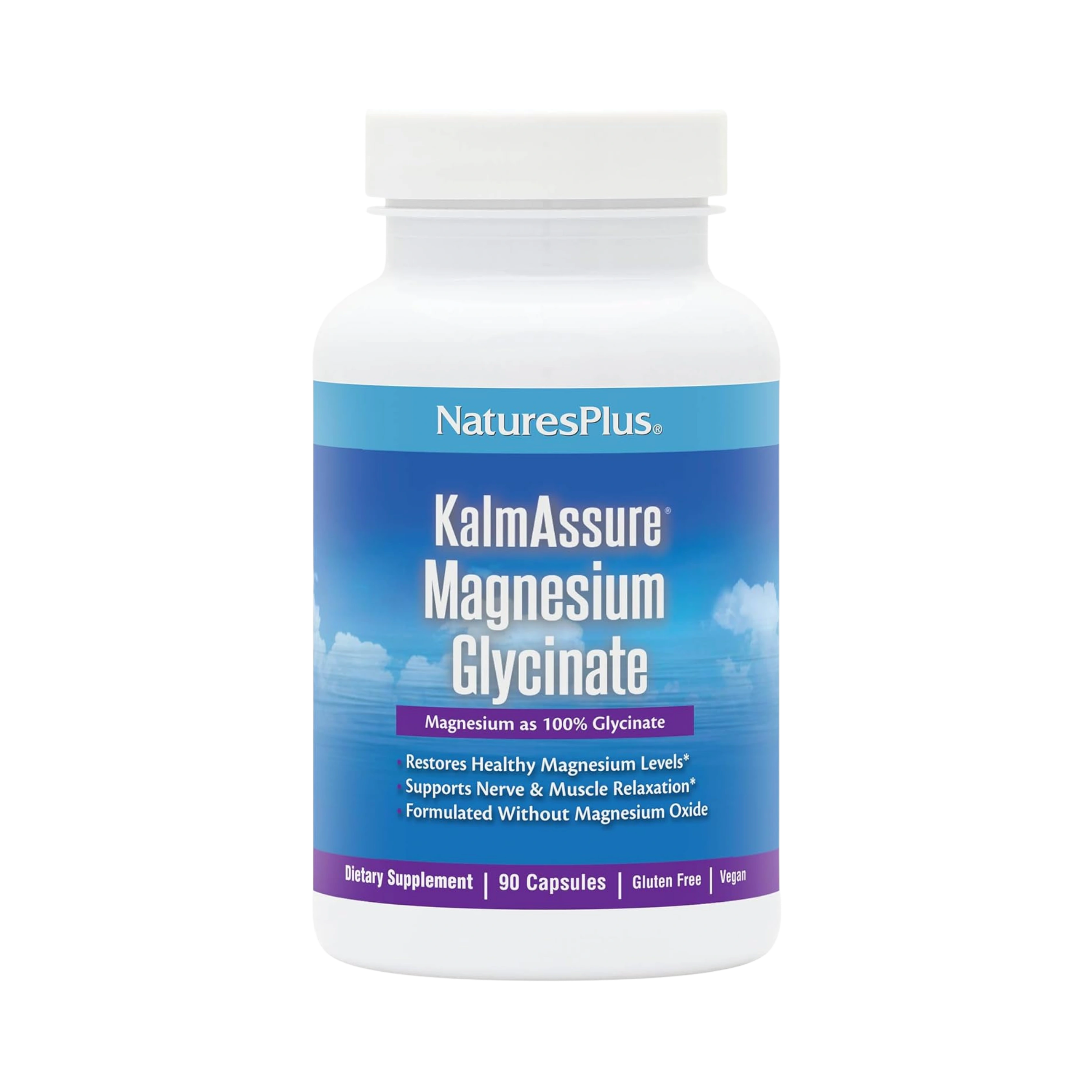 NaturesPlus, KalmAssure, Magnesium Glycinate, 90 Capsules