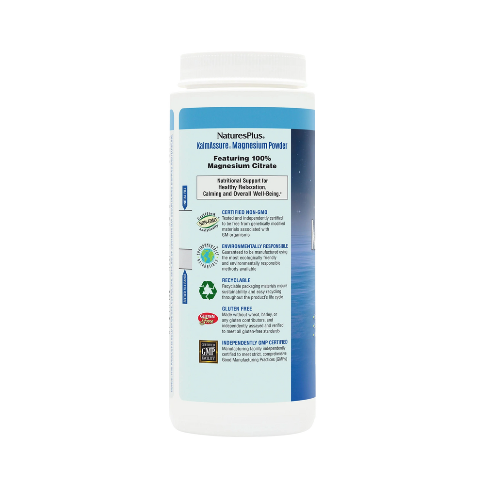 NaturesPlus, KalmAssure Magnesium Powder, Unflavored, 0.8 Lb