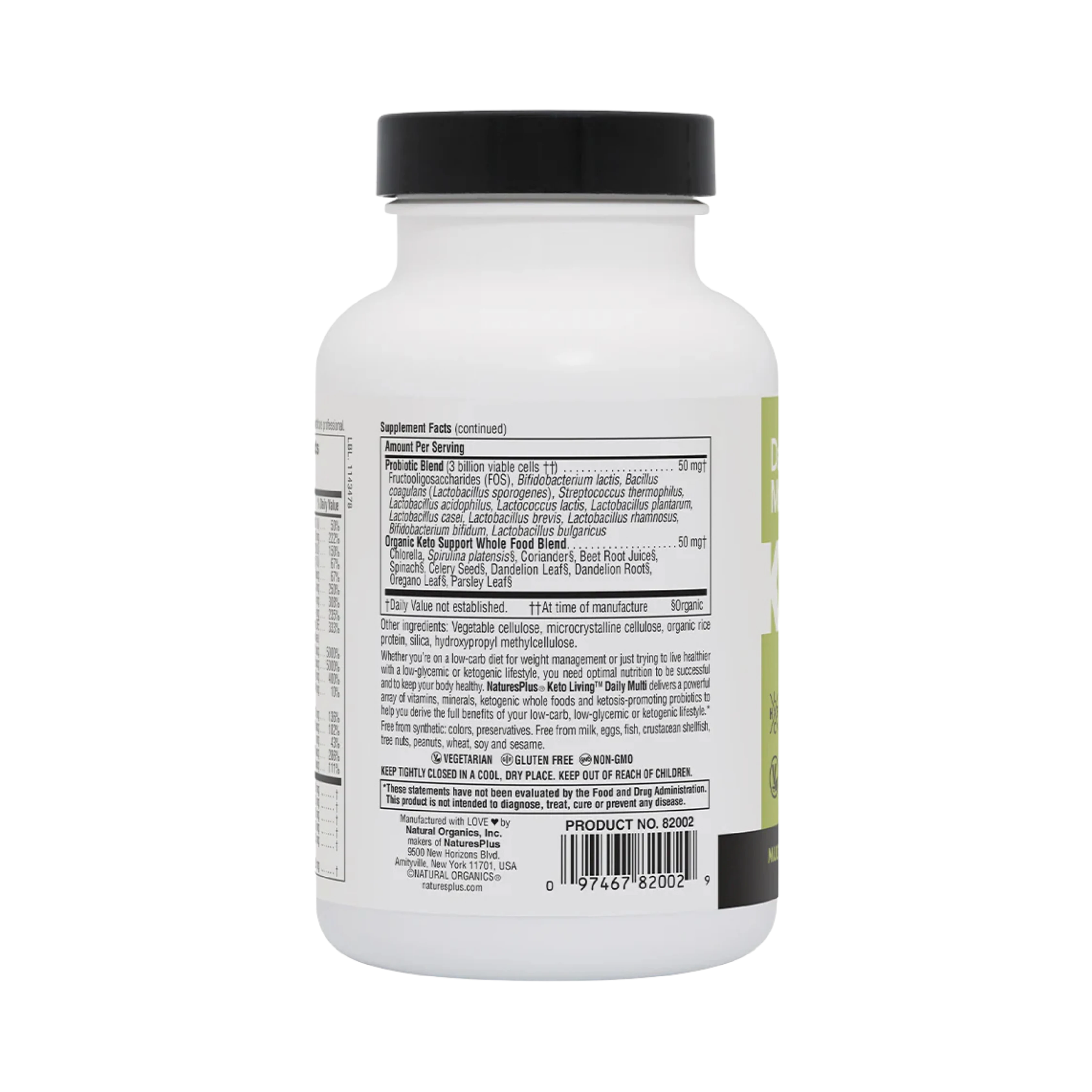 NaturesPlus, Keto Living, Daily Multi, 90 Capsules