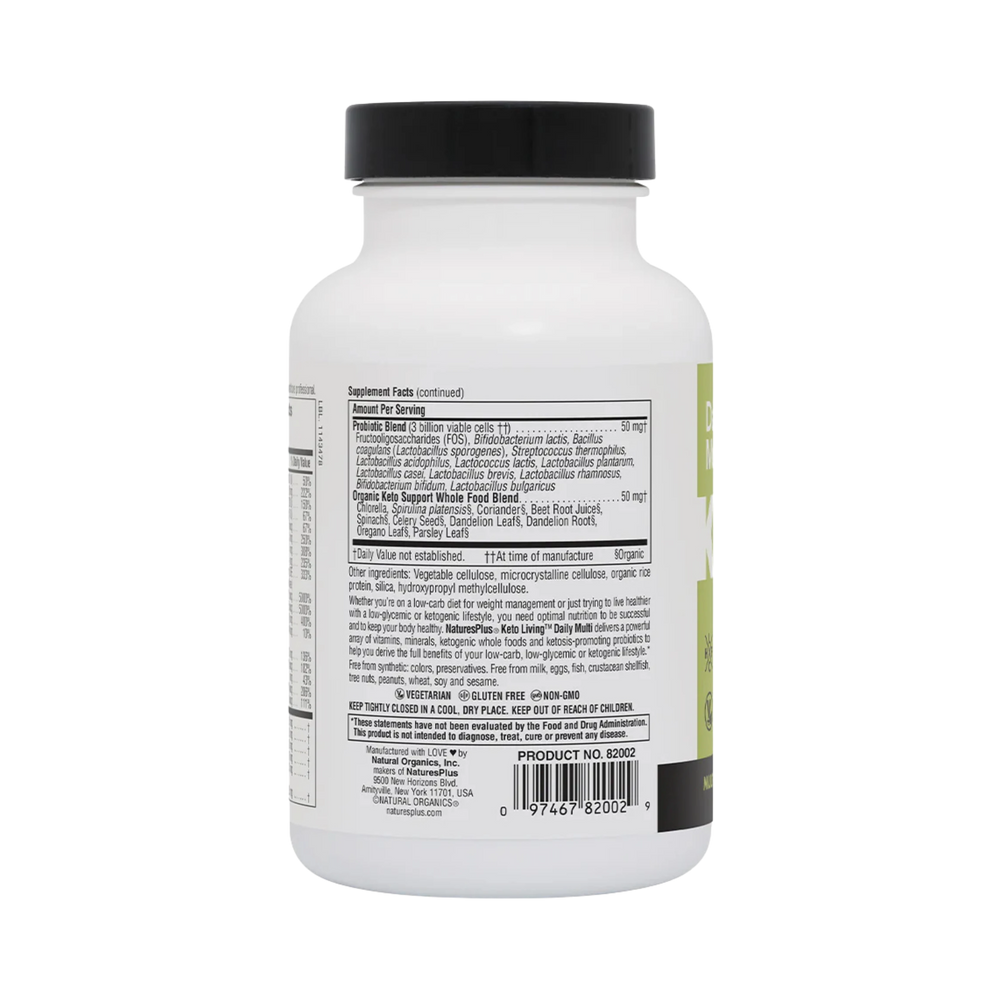 NaturesPlus, Keto Living, Daily Multi, 90 Capsules