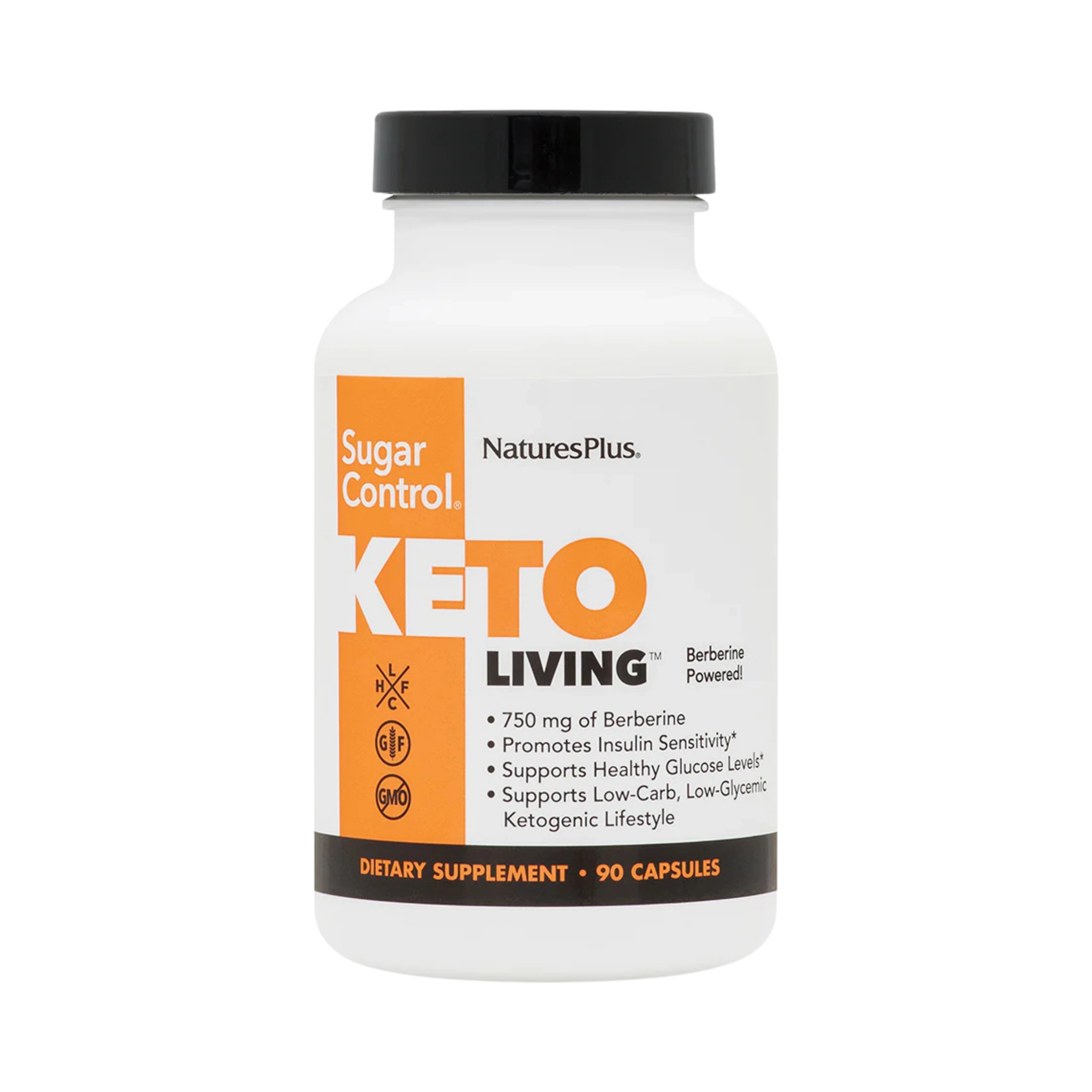 NaturesPlus, Keto Living, Sugar Control, 90 Capsules