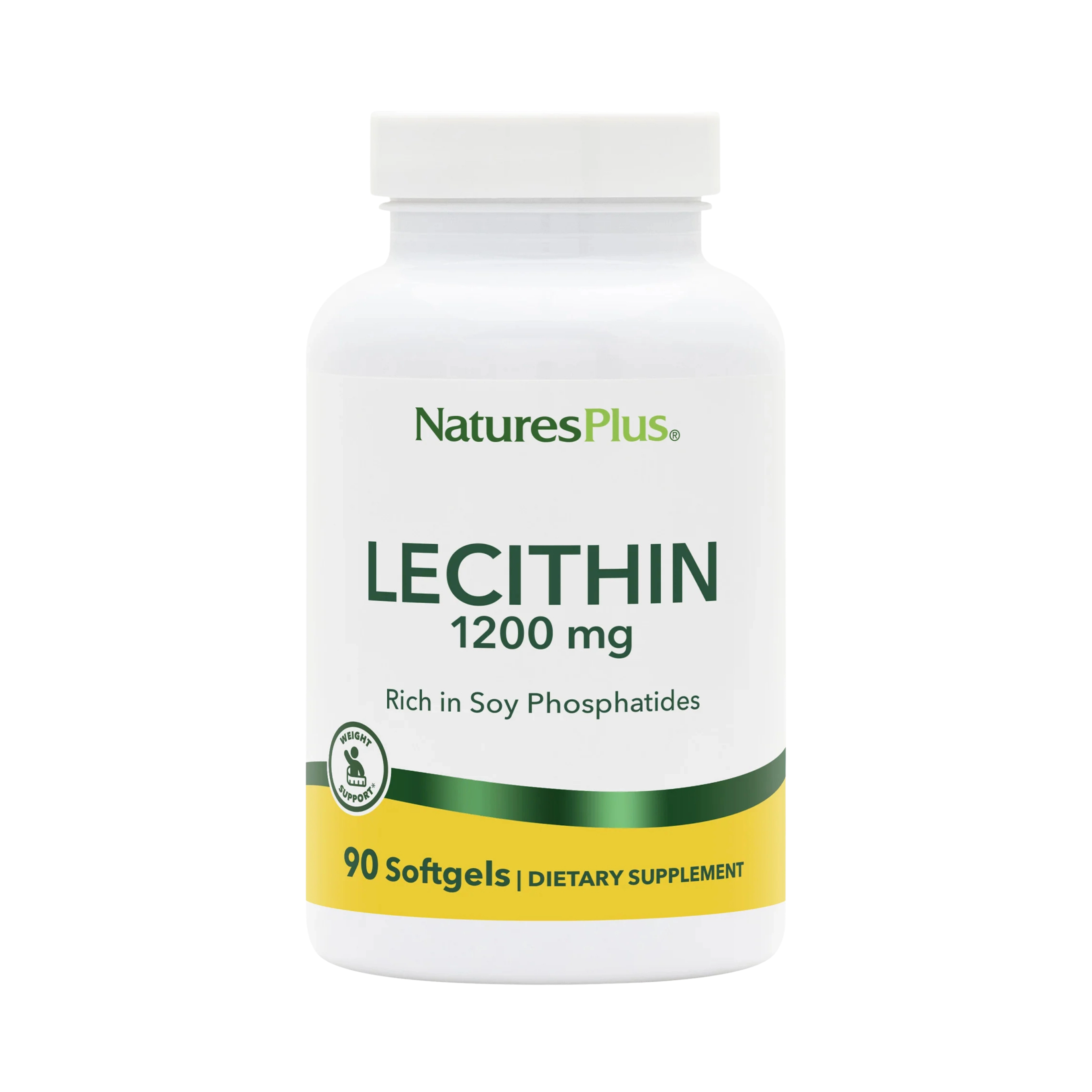 NaturesPlus, Lecithin, 1200 Mg, 90 Softgels