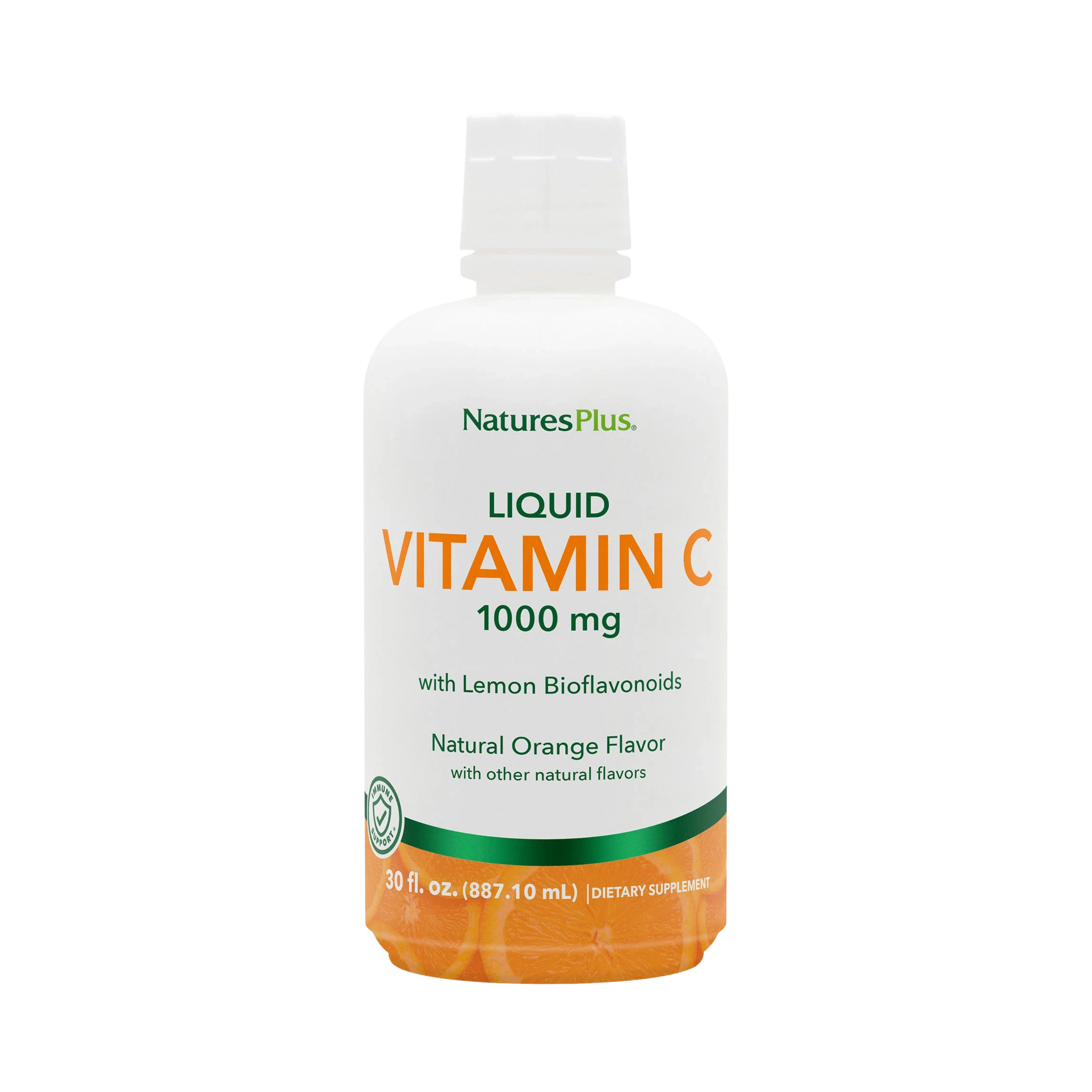 NaturesPlus, Liquid Vitamin C, Natural Orange, 1,000 Mg, 30 Fl Oz