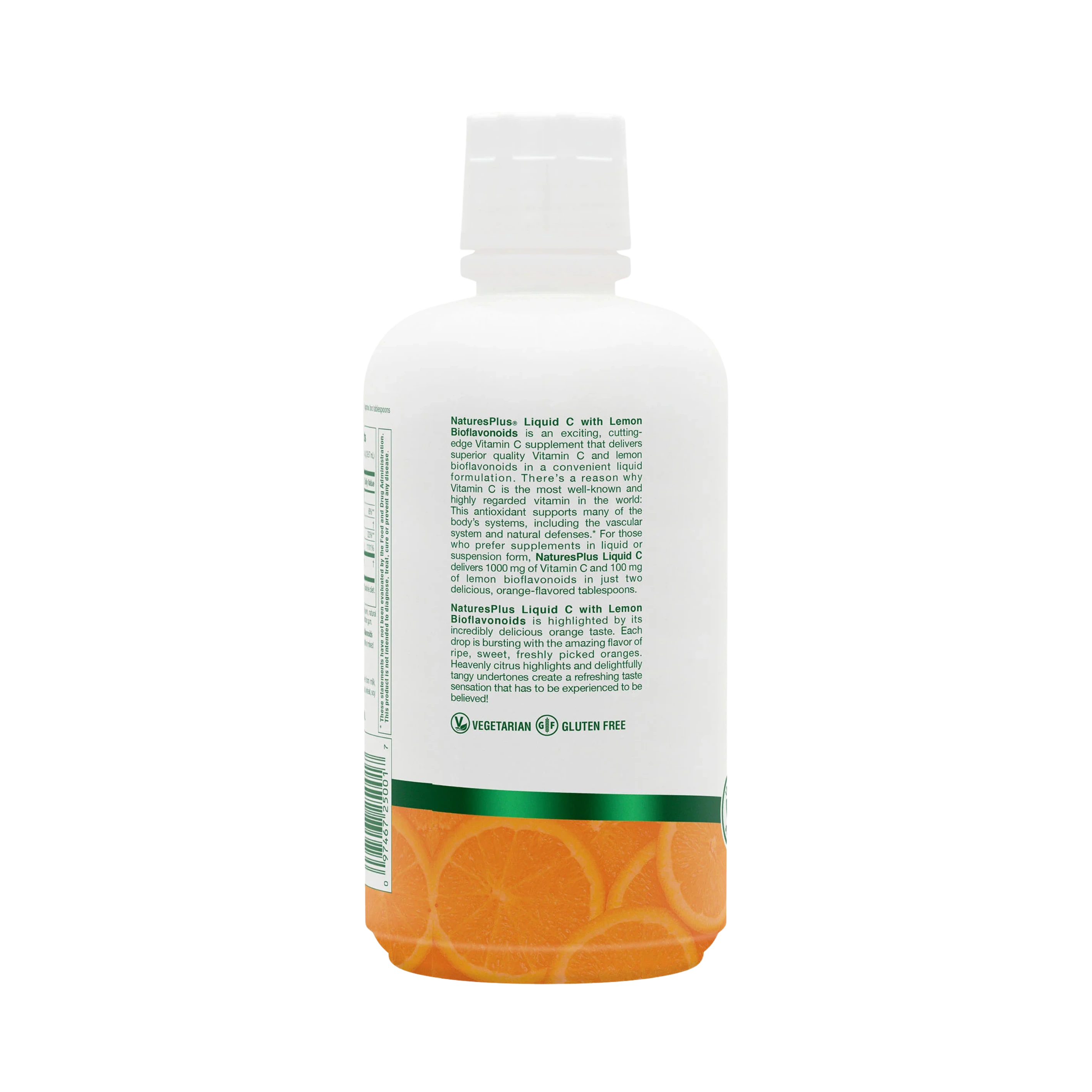 NaturesPlus, Liquid Vitamin C, Natural Orange, 1,000 Mg, 30 Fl Oz