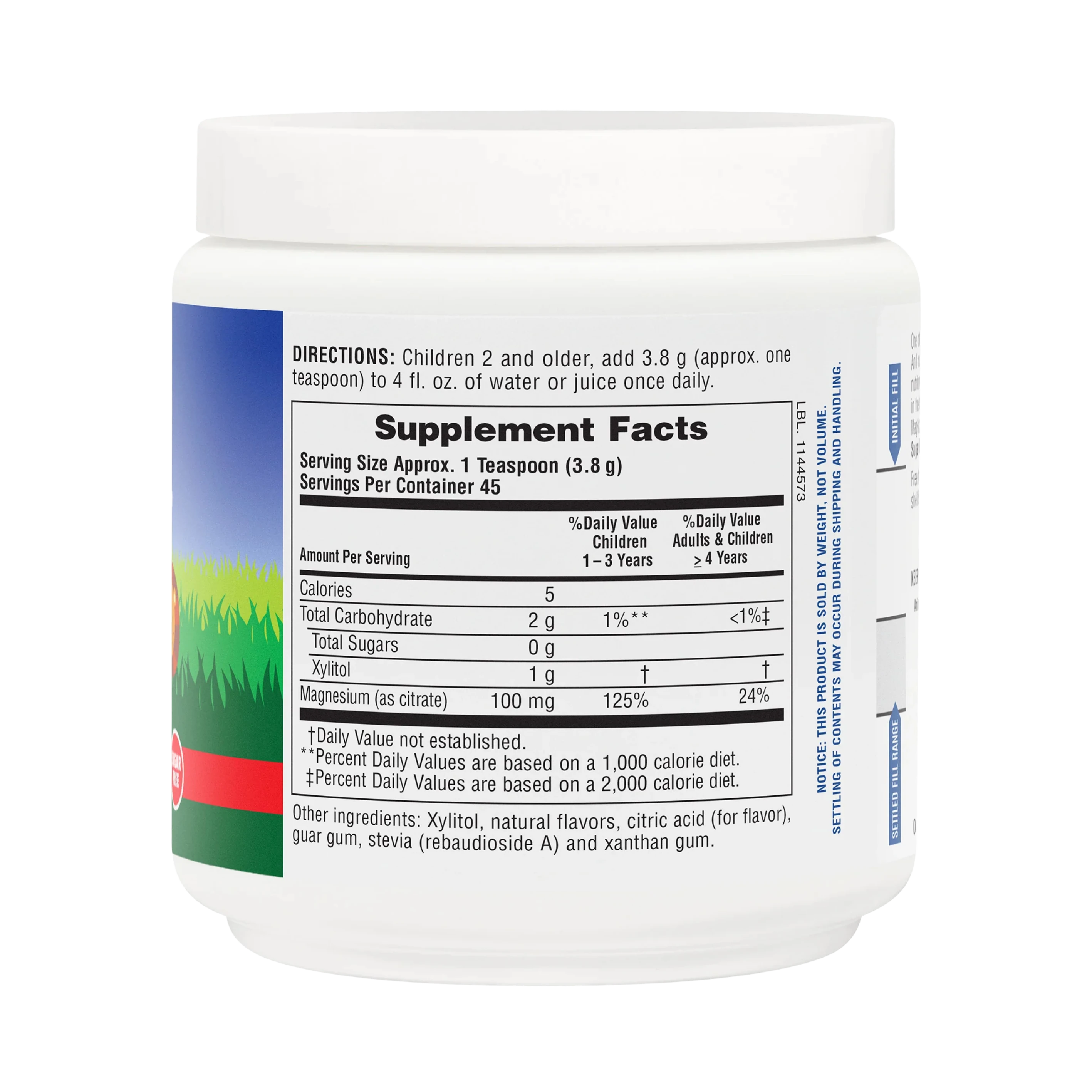 NaturesPlus, Mag Kidz, Animal Parade, Children's Magnesium Powder Supplement, Cherry, 0.38 Lb