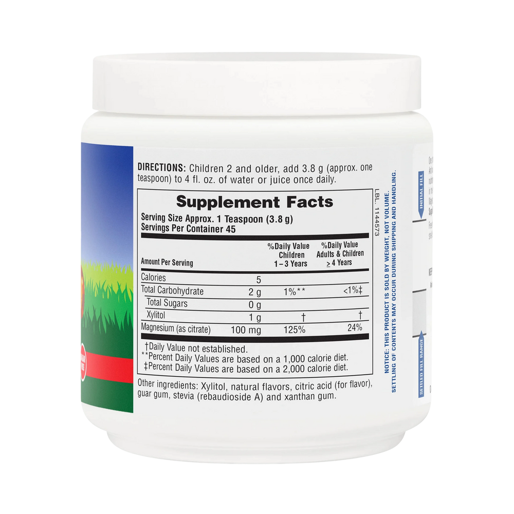 NaturesPlus, Mag Kidz, Animal Parade, Children's Magnesium Powder Supplement, Cherry, 0.38 Lb