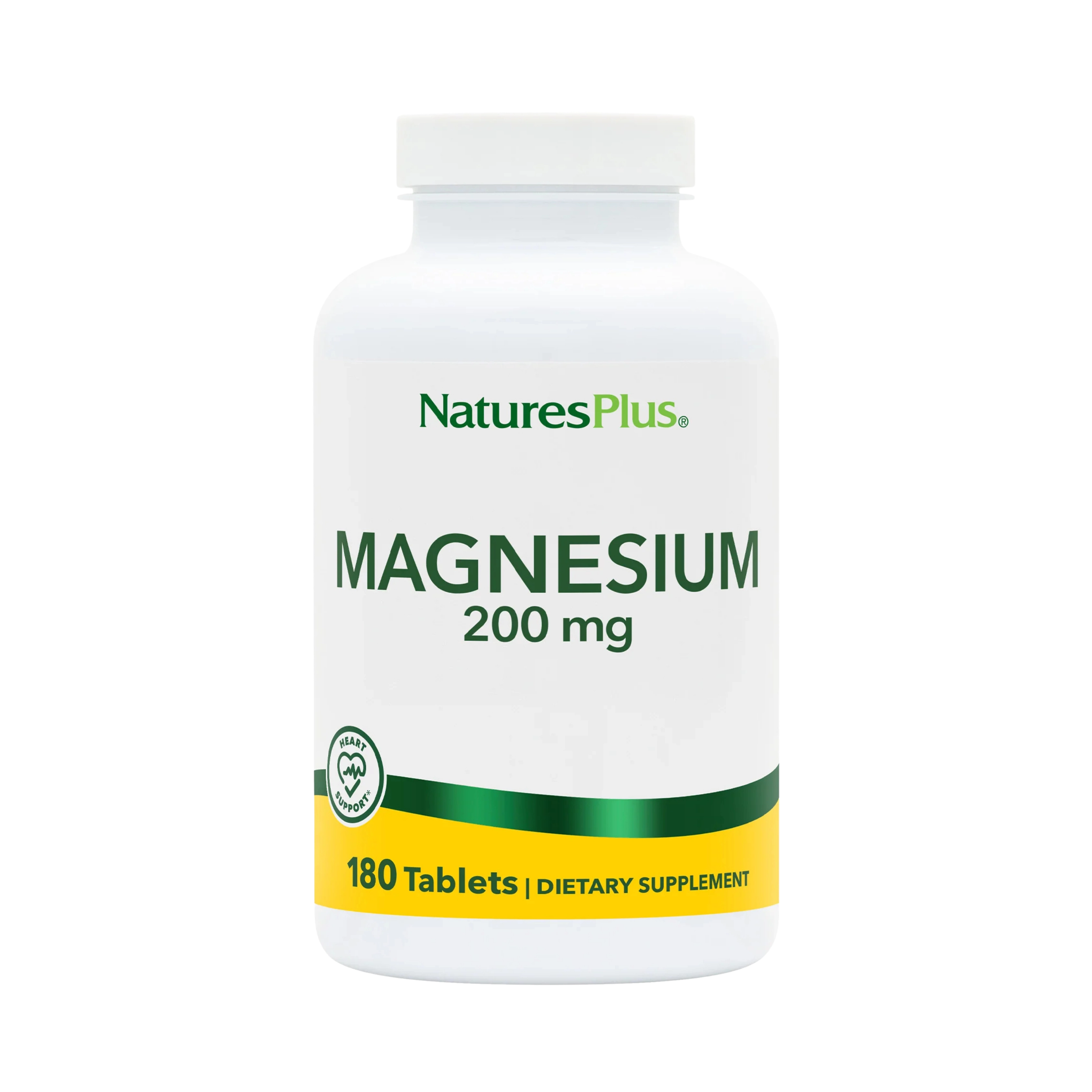 NaturesPlus, Magnesium, 200 Mg, 180 Tablets