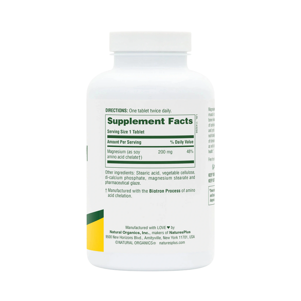NaturesPlus, Magnesium, 200 Mg, 180 Tablets