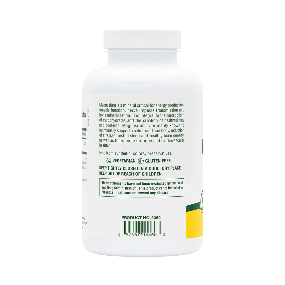 NaturesPlus, Magnesium, 200 Mg, 180 Tablets