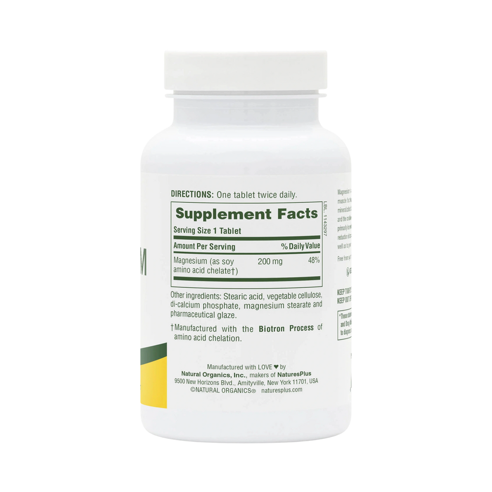 NaturesPlus, Magnesium, 200 Mg, 90 Tablets