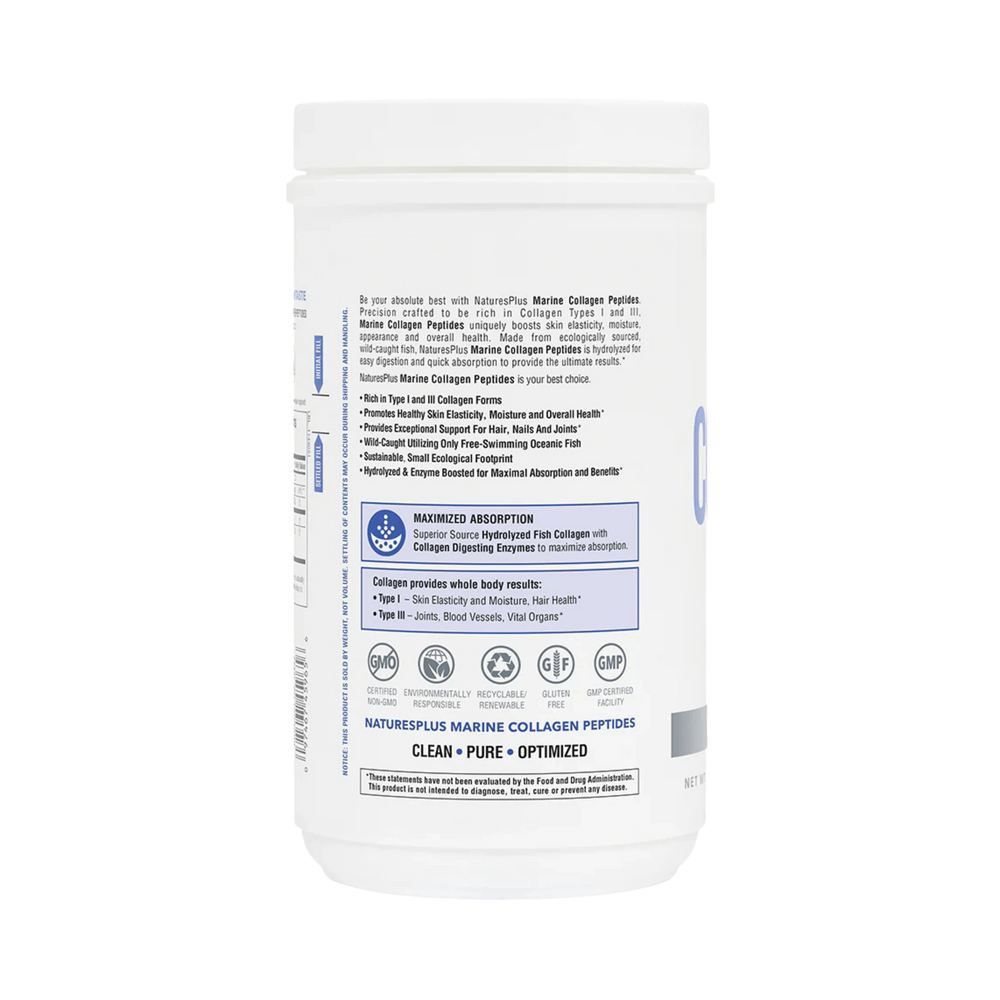 NaturesPlus, Marine Collagen Peptides, 0.53 Lb