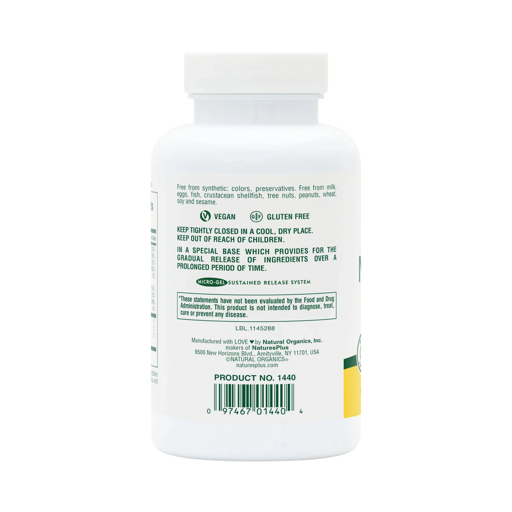 NaturesPlus, Mega B-100 Time Release, 90 Sustained Release Tablet