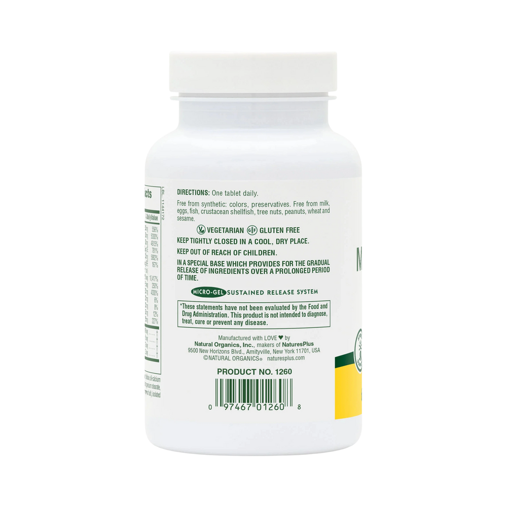 NaturesPlus, Mega Stress Complex Time Release, 60 Sustained Release Tablet