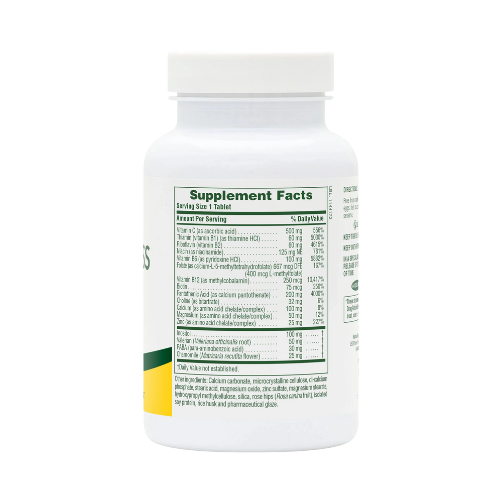 NaturesPlus, Mega Stress Complex Time Release, 60 Sustained Release Tablet