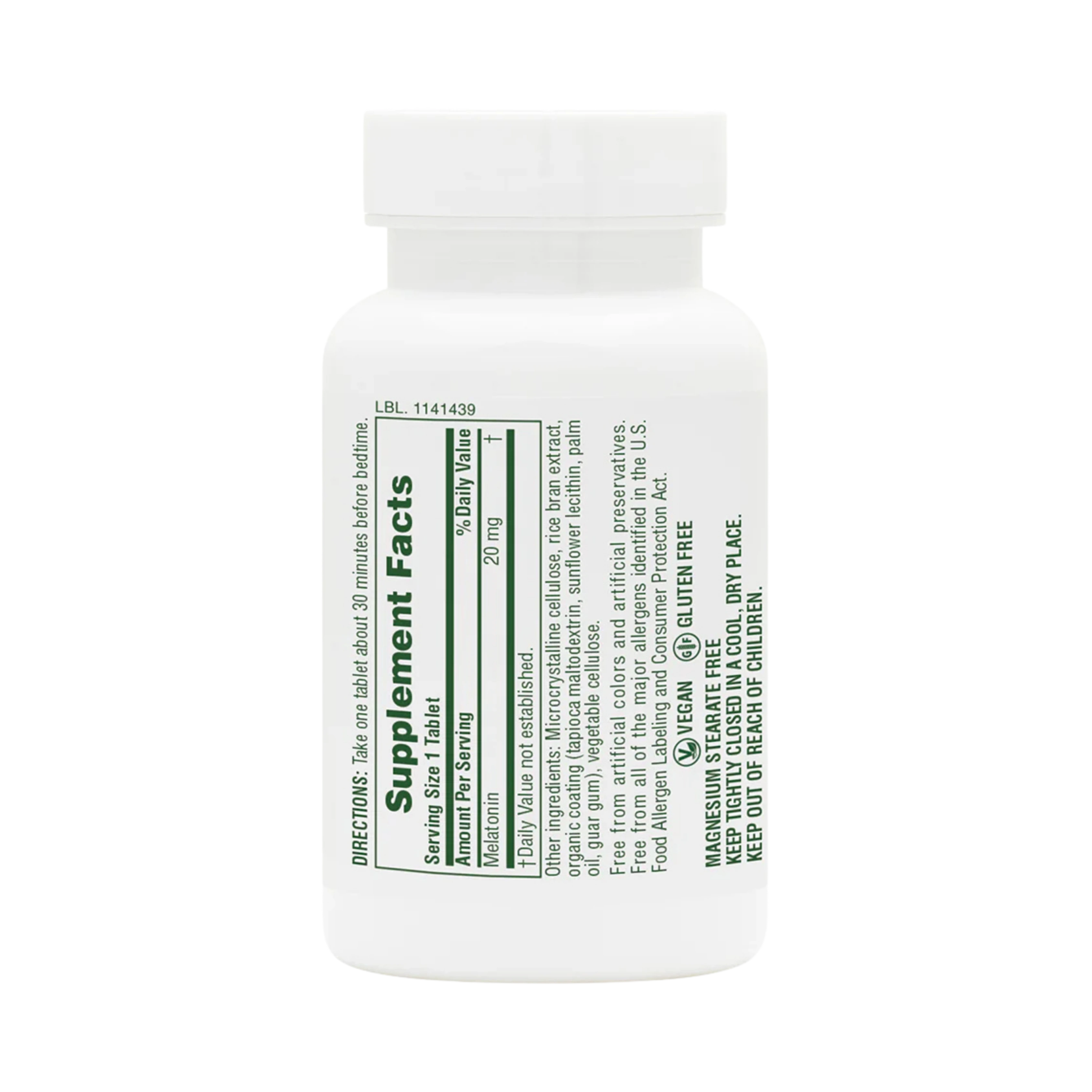 NaturesPlus, Melatonin, 20 Mg, 90 Tablets