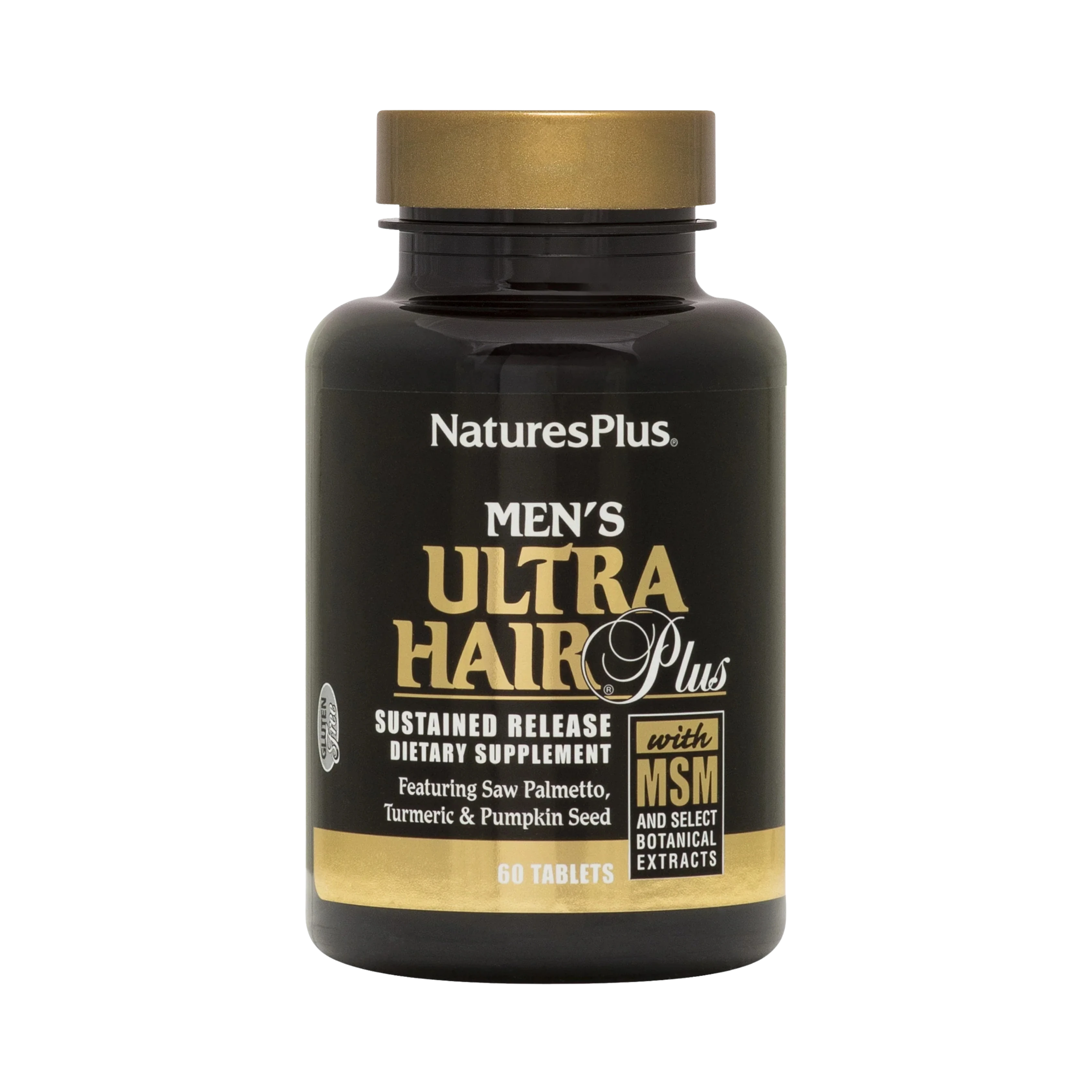 NaturesPlus, Men's Ultra Hair Plus, With MSM and Select Botanical Extracts, 60 Tablets