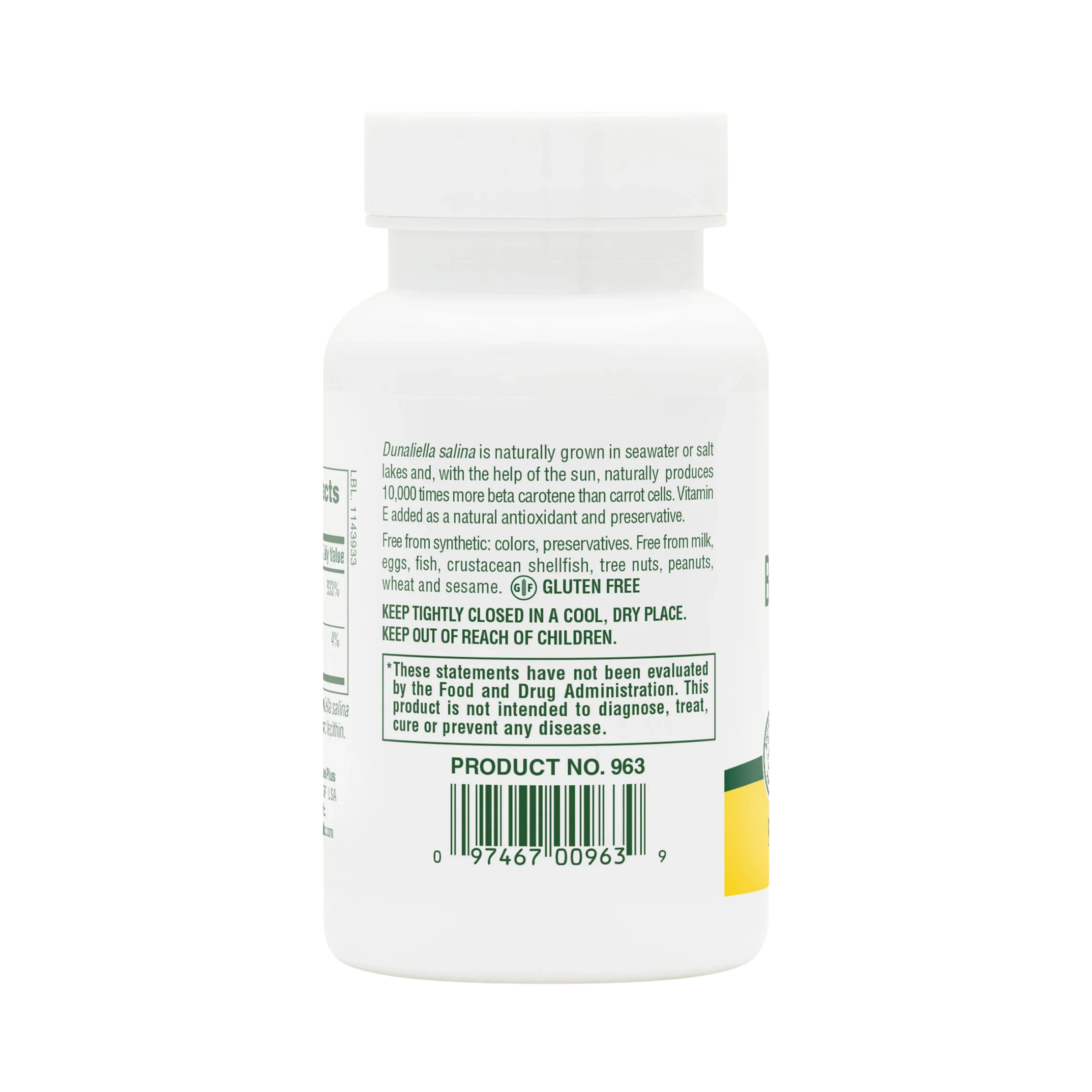 NaturesPlus, Natural Beta Carotene, 25,000 IU Vitamin A & Vitamin E, 90 Softgels