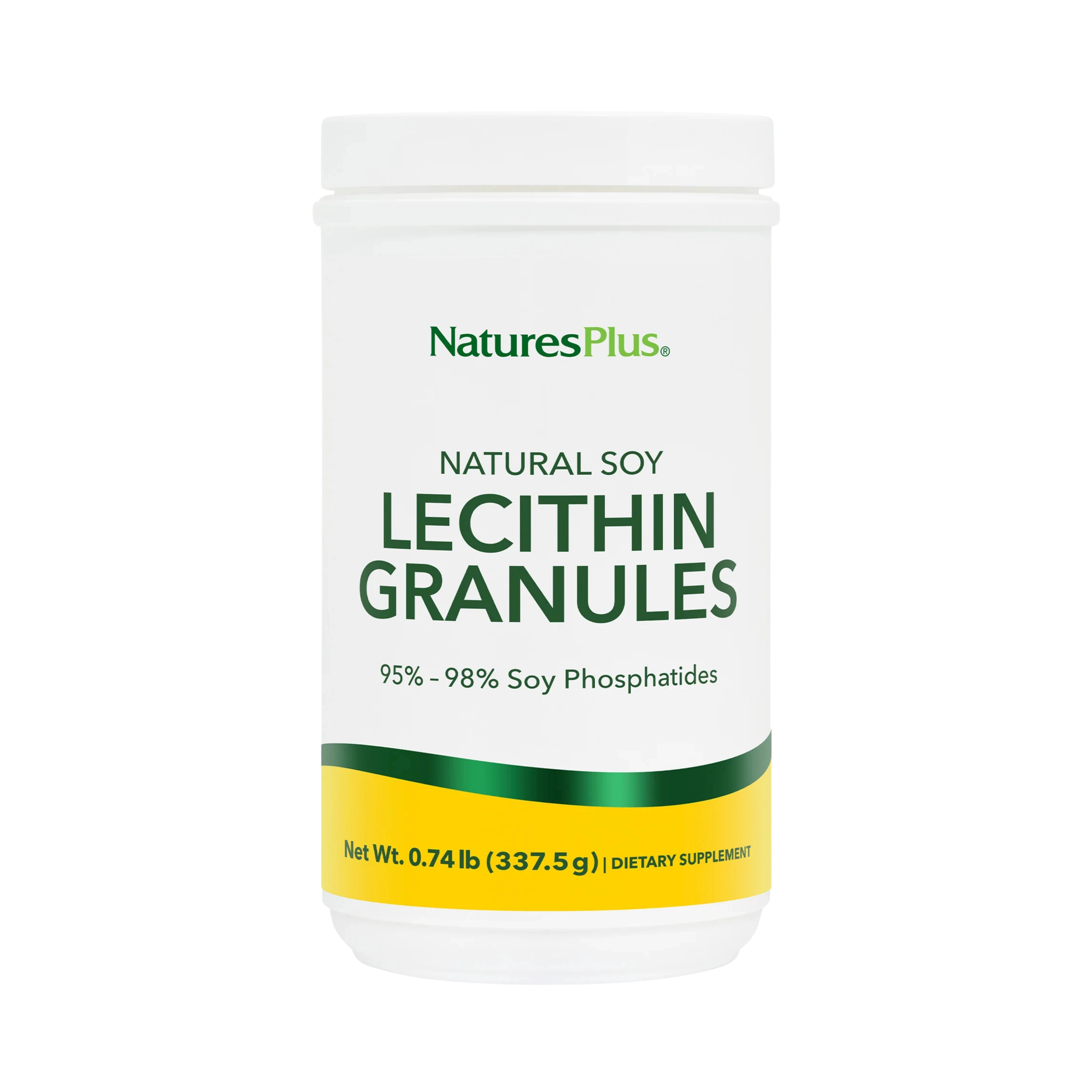 NaturesPlus, Natural Soy Lecithin Granules, 0.74 Lb