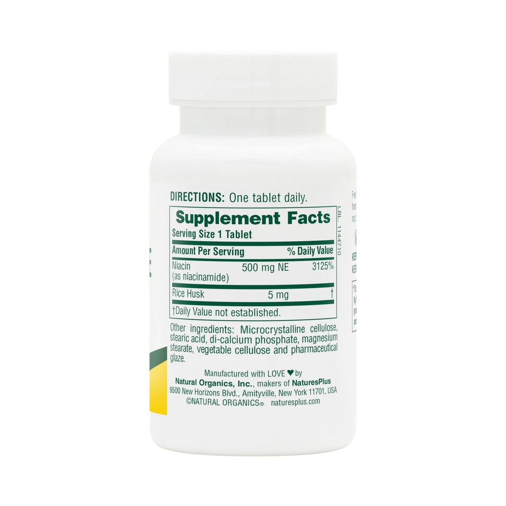 NaturesPlus, Niacinamide, 500 Mg, 90 Tablets